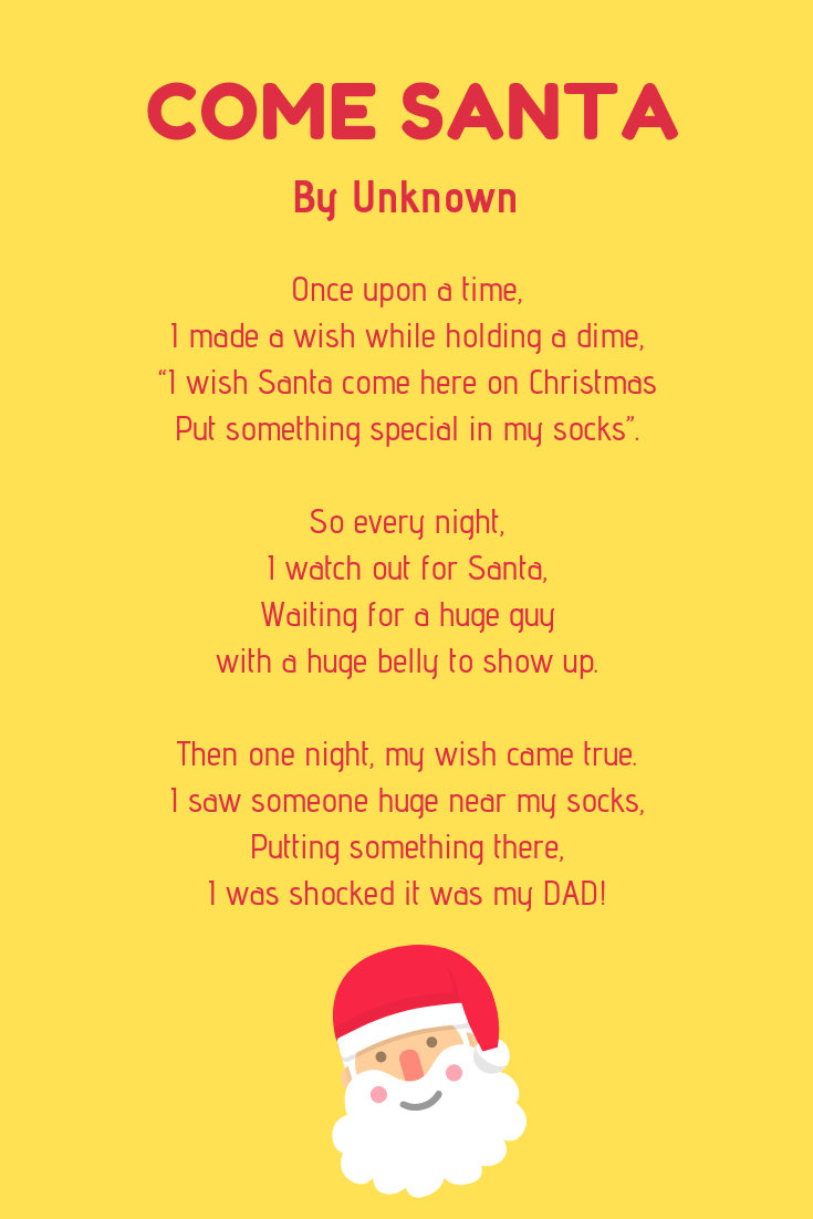 Christmas Poems For Kids + Advent Calendar | Christmas Poems