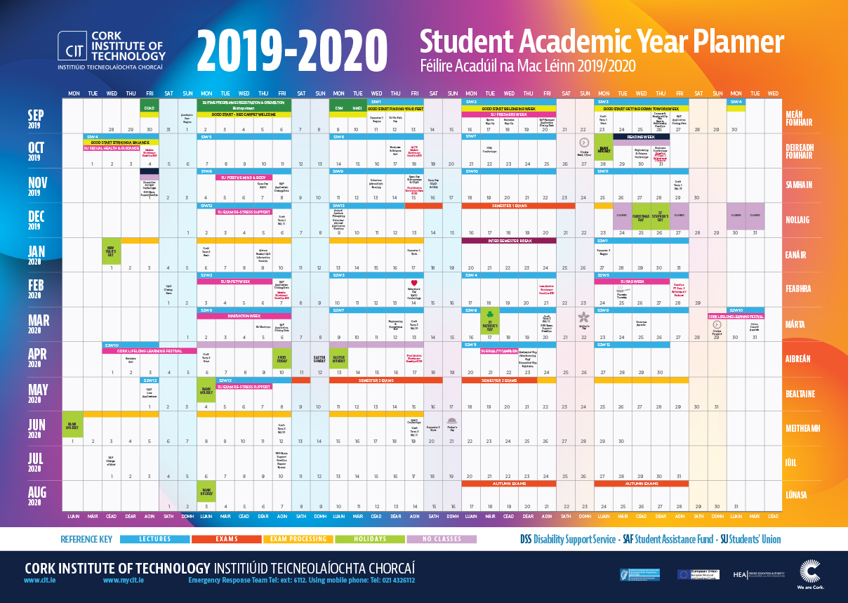 Cit - Cork Institute Of Technology - Semester Dates And Calendar