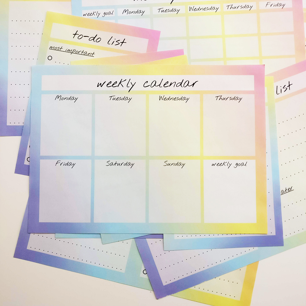 Crush Your Goals With My To-Do List And Calendar - Aliz's