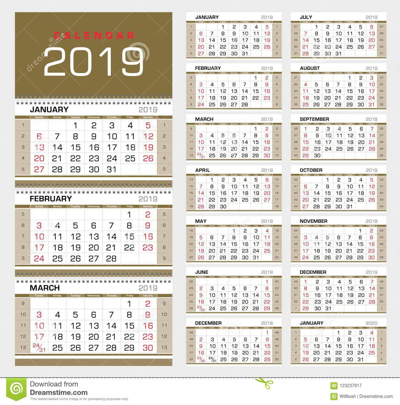 Календарь 2020 С Номерами Недель - Bagno.site