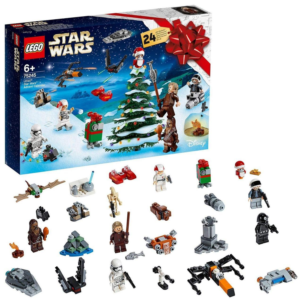 Конструктор Lego Star Wars Новорічний Календар 280 Деталей (Новогодний  Адвент Календарь Лего 75245 )
