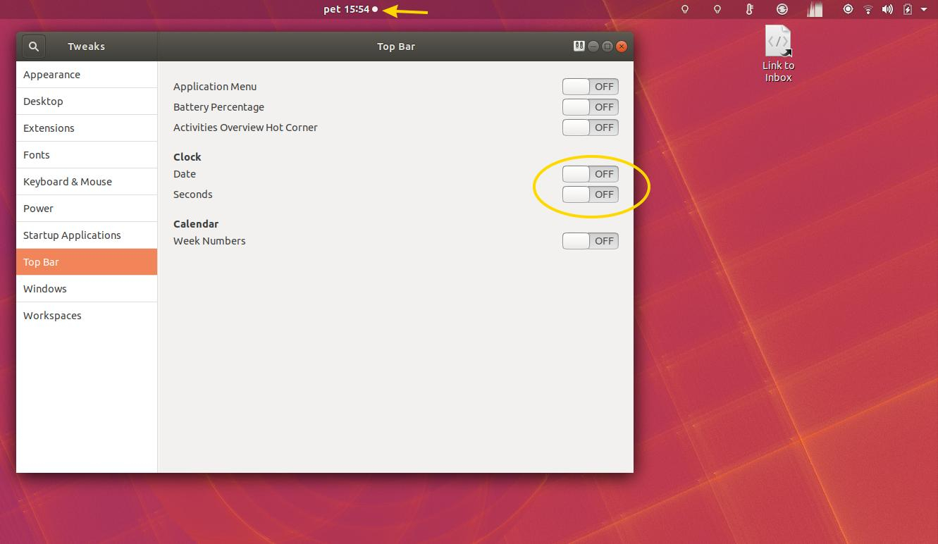 Как добавить событие в календарь ubuntu