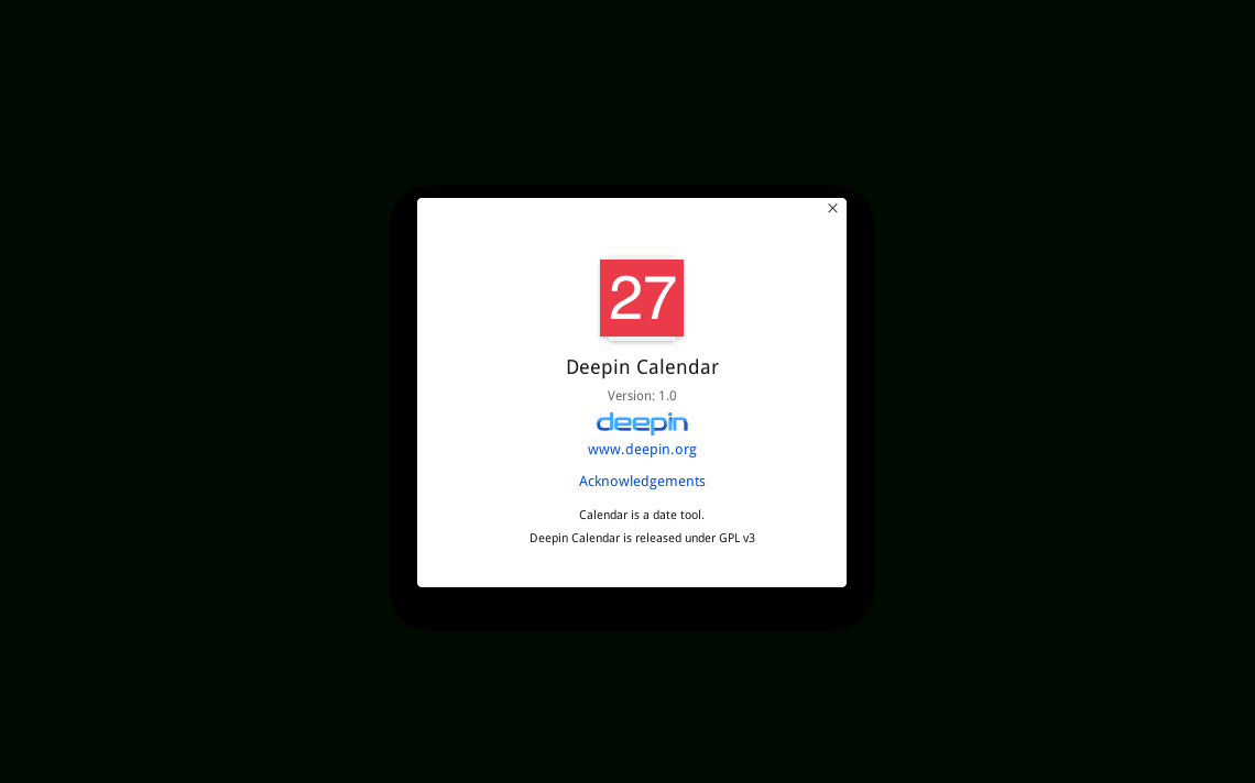 Deepin Calendar — Сообщество Deepin Technology