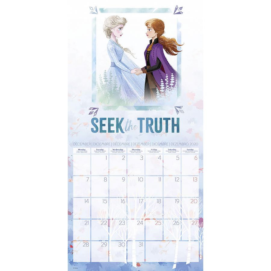 Disney Calendar 2020 Frozen Eiskönigin Inkl. Poster