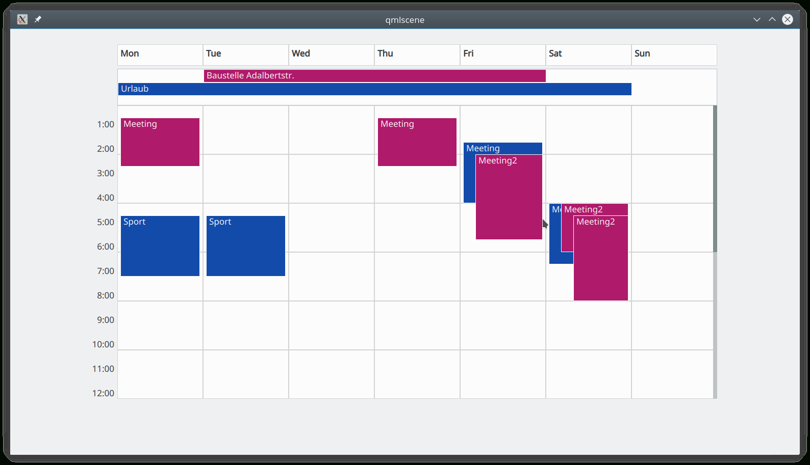 Qml Calendar Week View Calendar Printables Free Templates