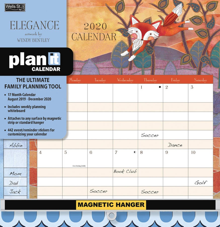 Elegance 2020 Plan-It Calendar