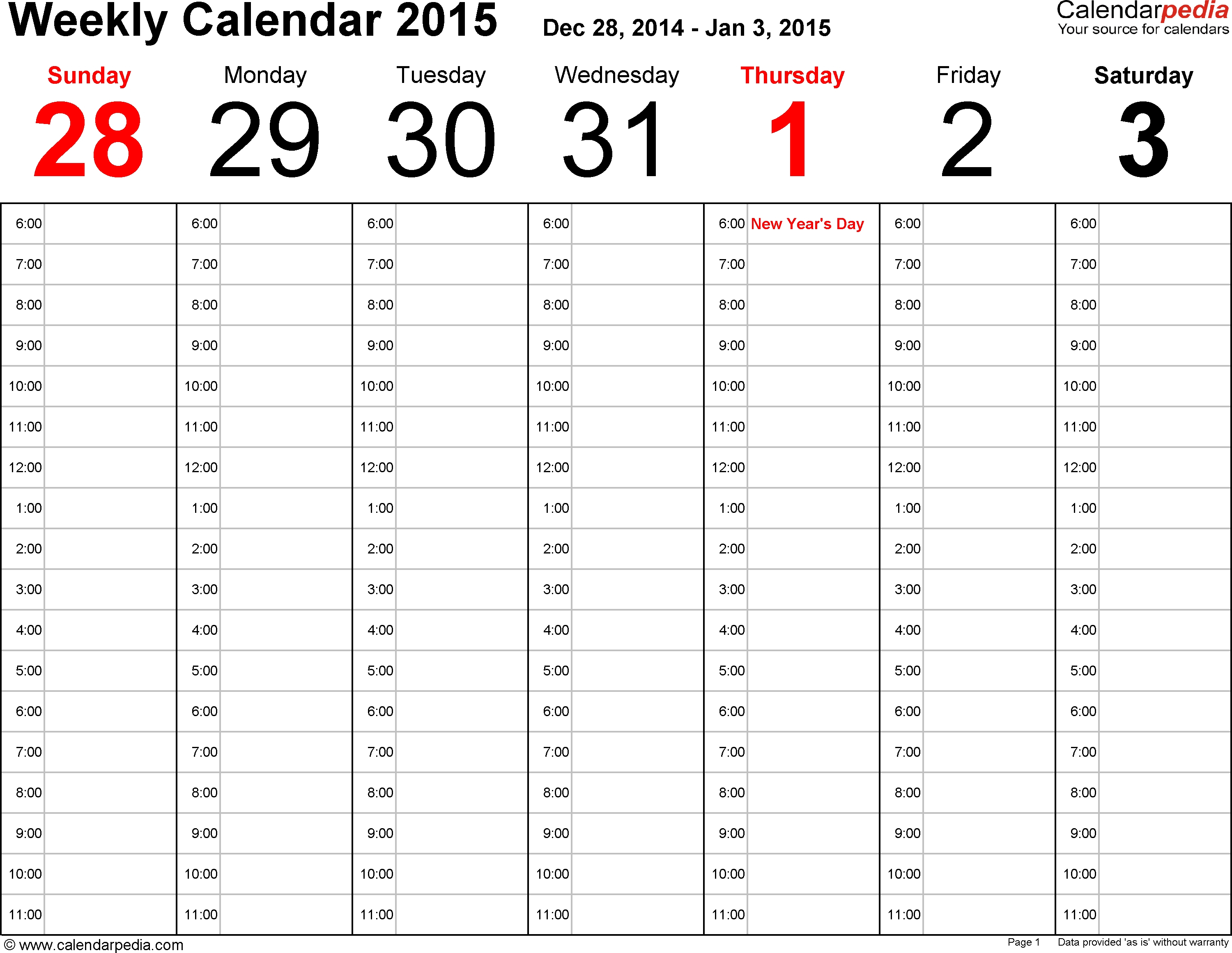 Excel Calendar Week 53 | Igotlockedout