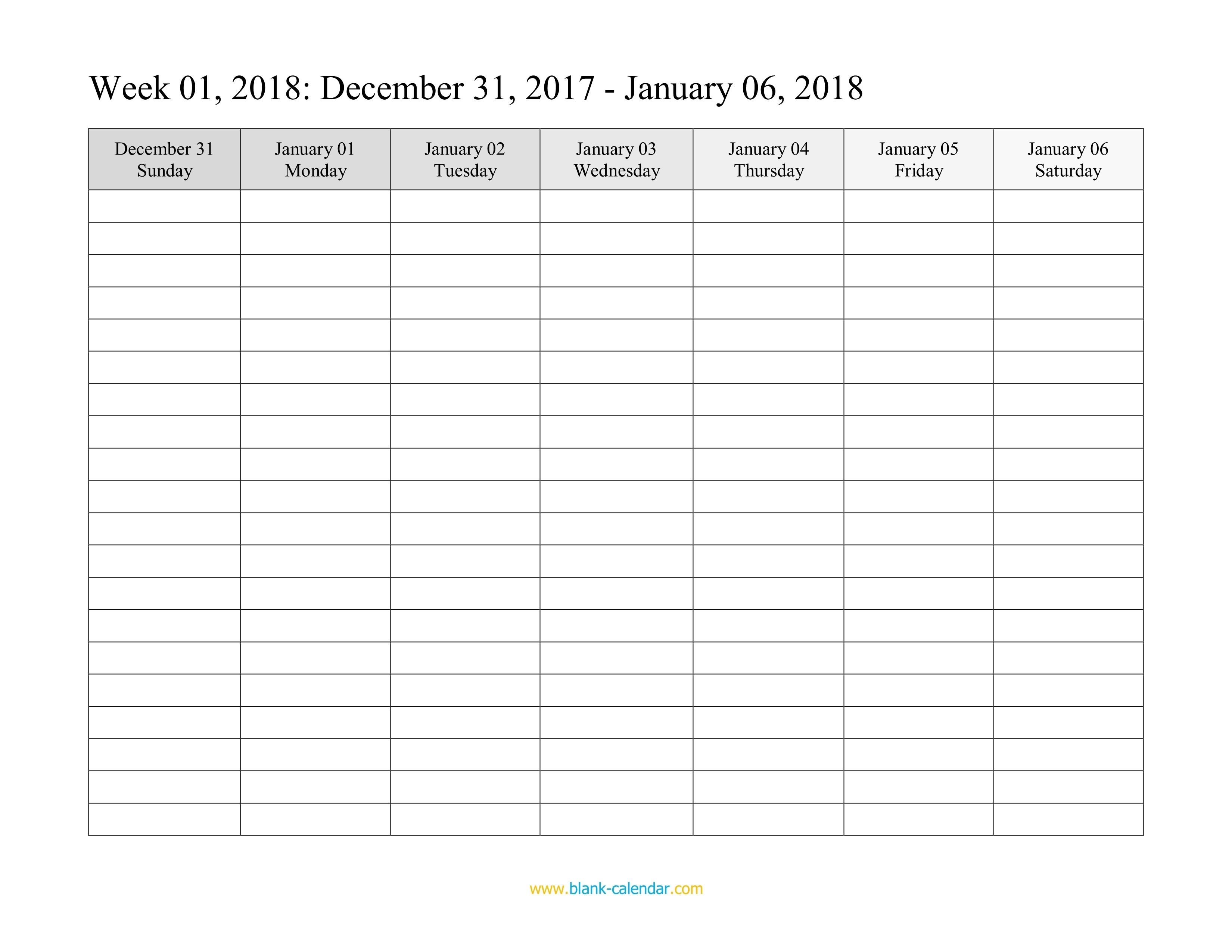 Excel Calendar Week 53 | Igotlockedout