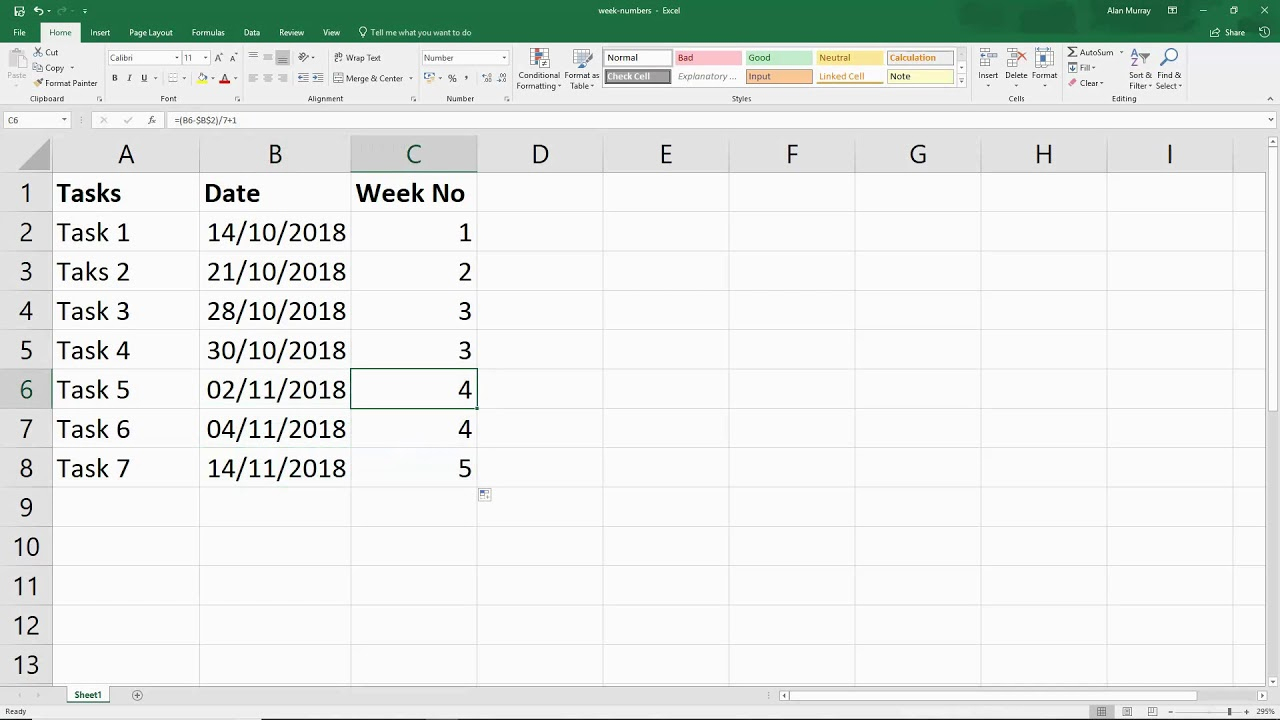 Excel Chart Dates By Week