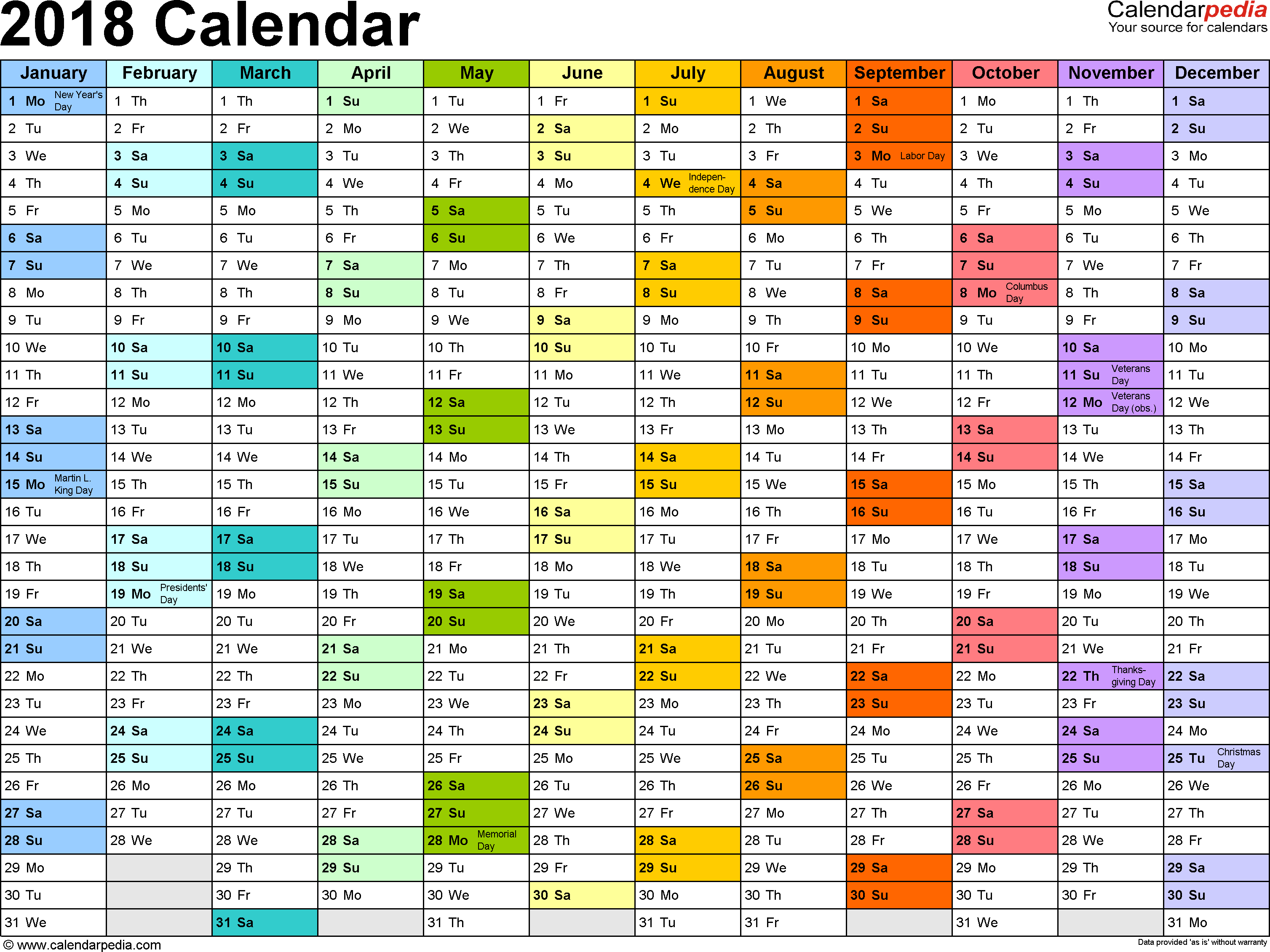 Excel Yearly Schedule Template - Wpa.wpart.co