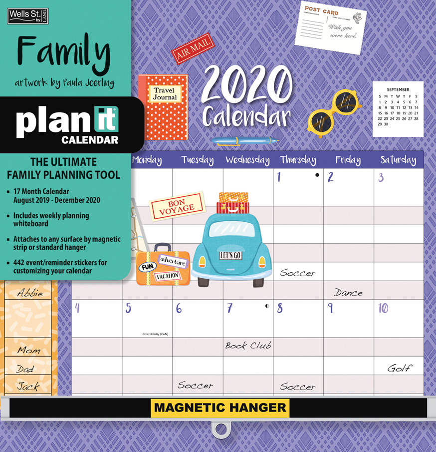 Family 2020 Plan-It Planning Calendar