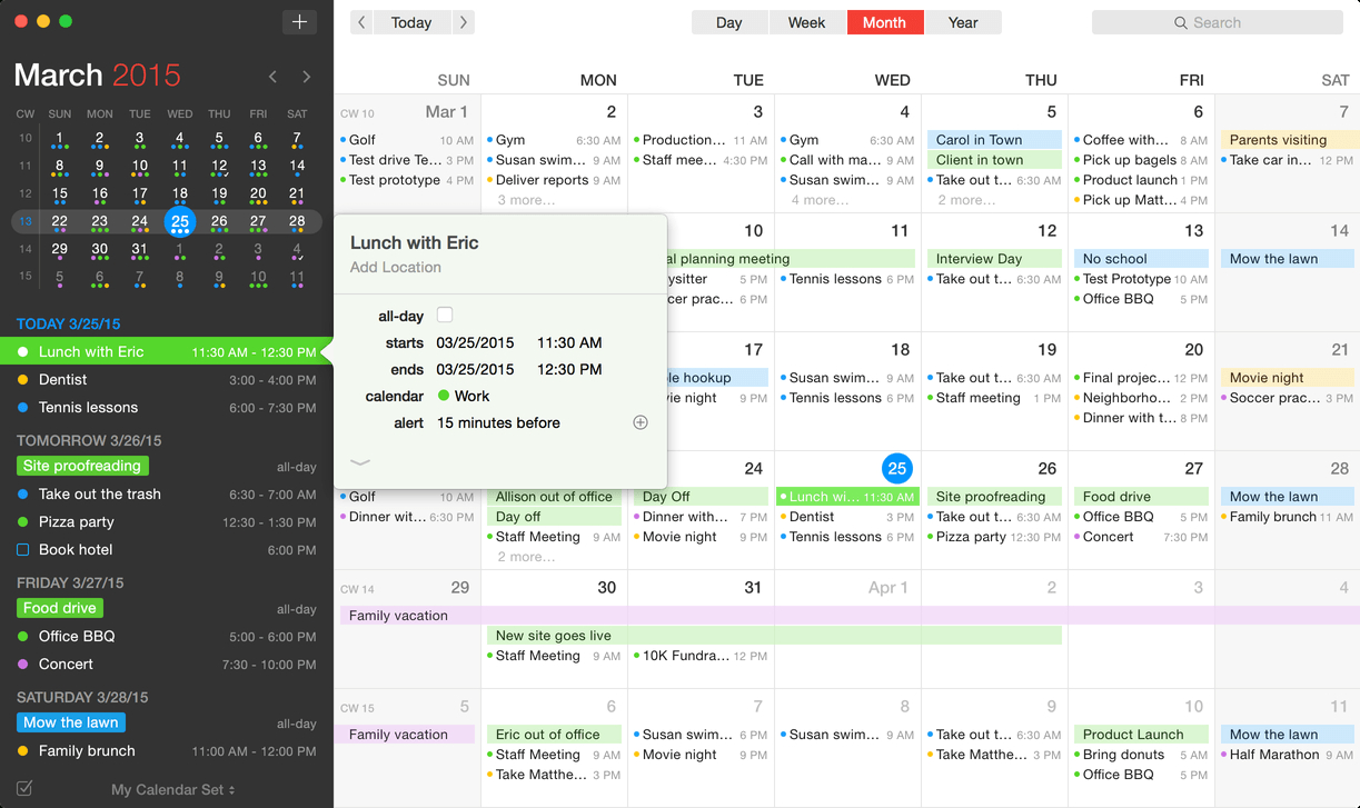 Fantastical 2 For Mac Released; Sports An All-New Design For