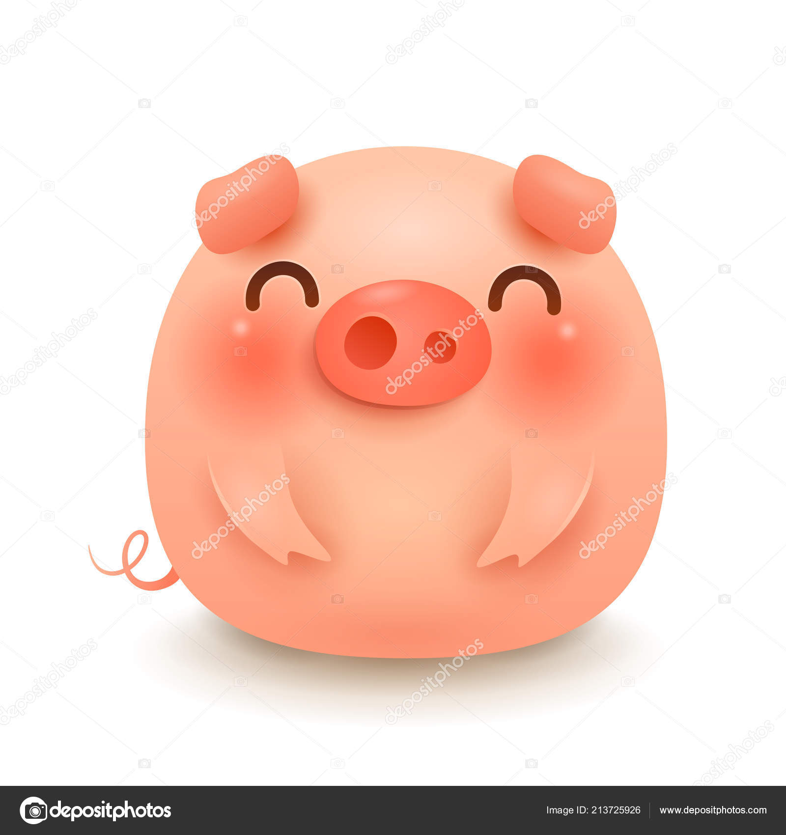 Fat Little Pig Chinese New Year Year Pig Chinese Zodiac