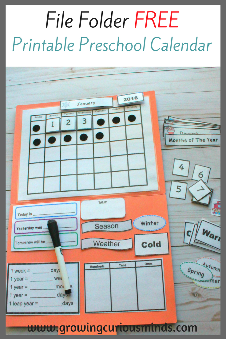 12-printable-preschool-calendar-worksheet-pages-month-day-etsy