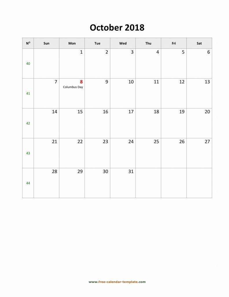 mini calendar template