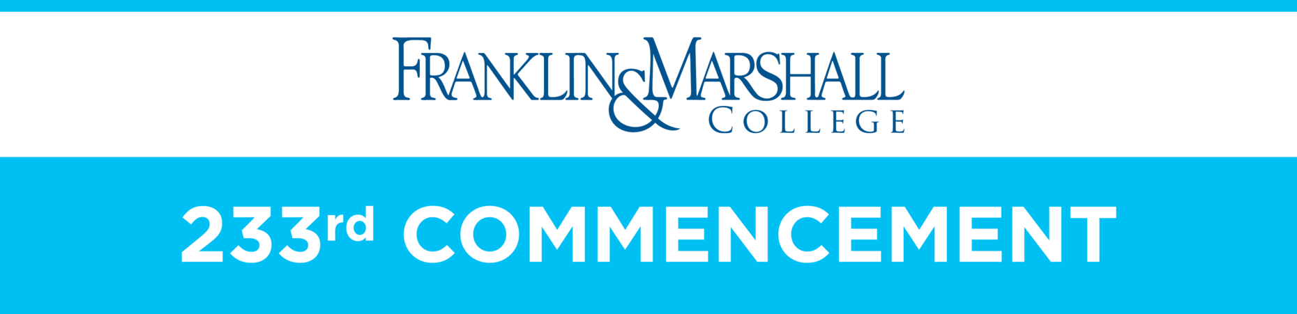 Franklin &amp; Marshall - Commencement 2020