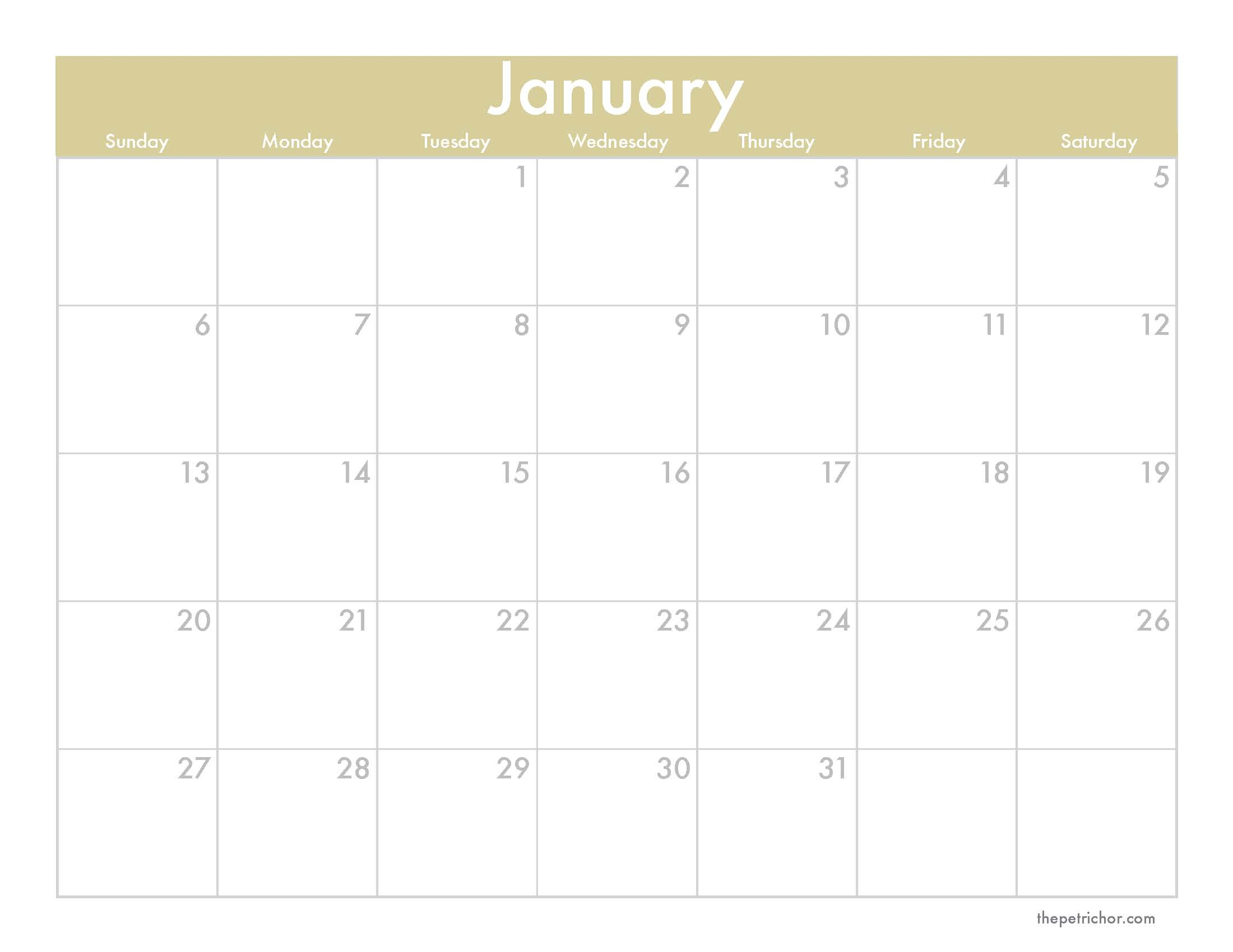 Free 2013 Monthly Calendars | A Denver Home Companion
