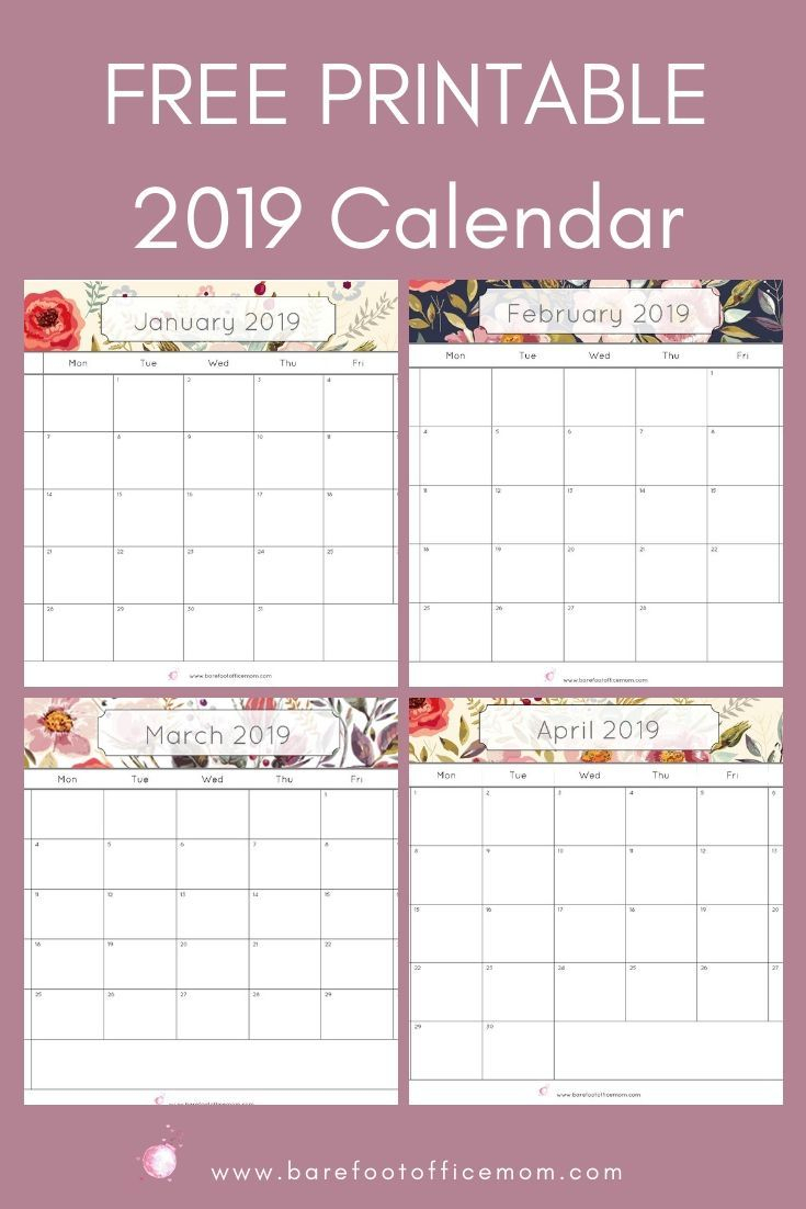 Free Printable Calendar Organizer