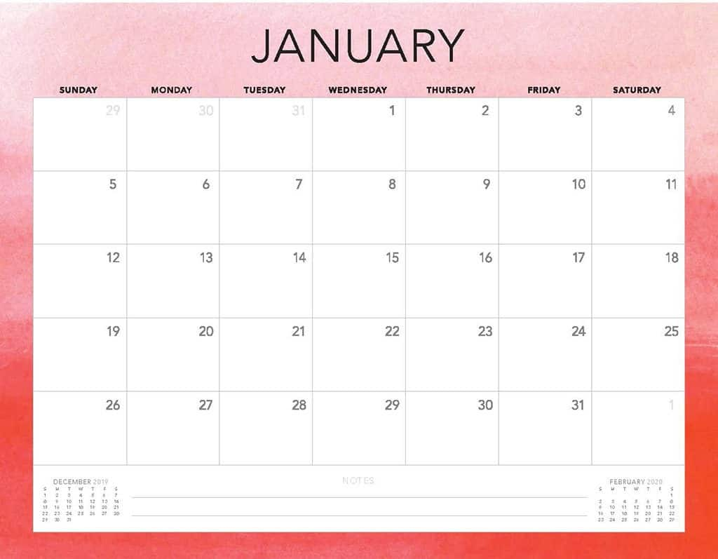 Free 2020 Printable Calendars - 51 Designs To Choose From!