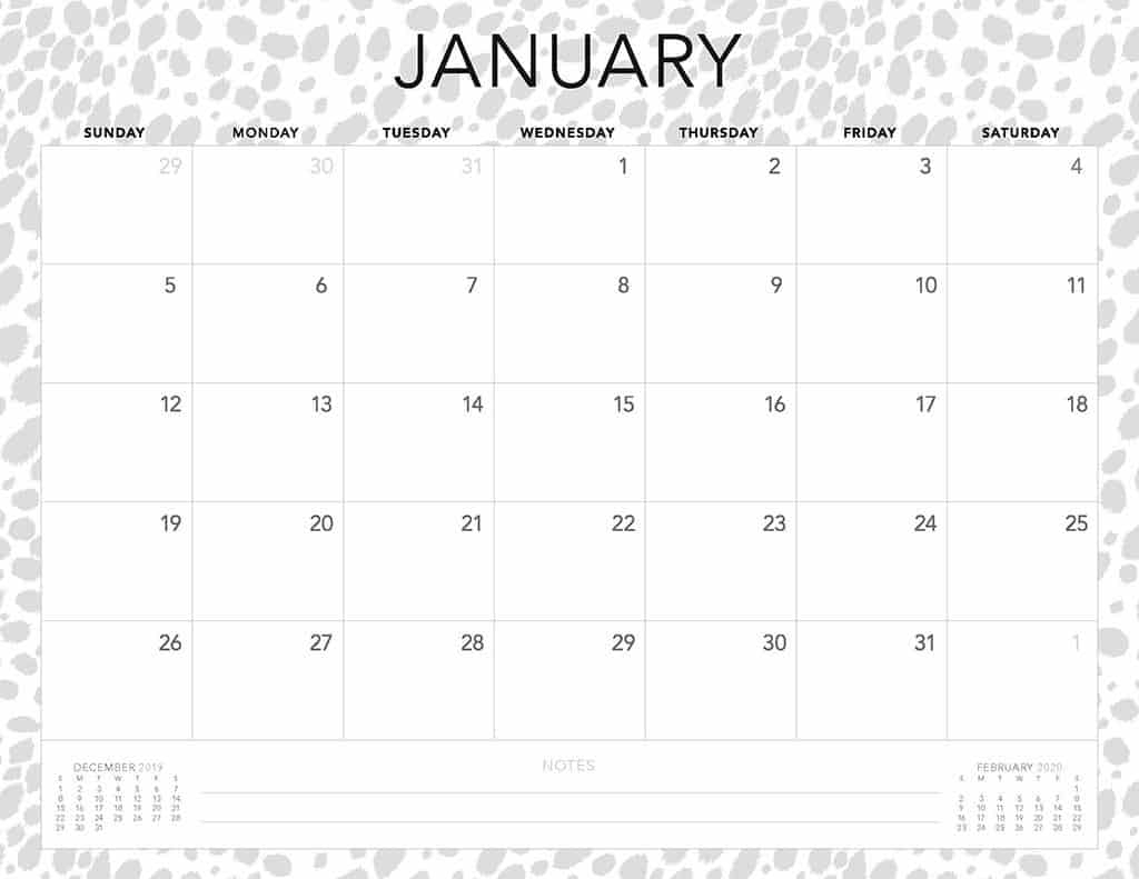 Free 2020 Printable Calendars - 51 Designs To Choose From!