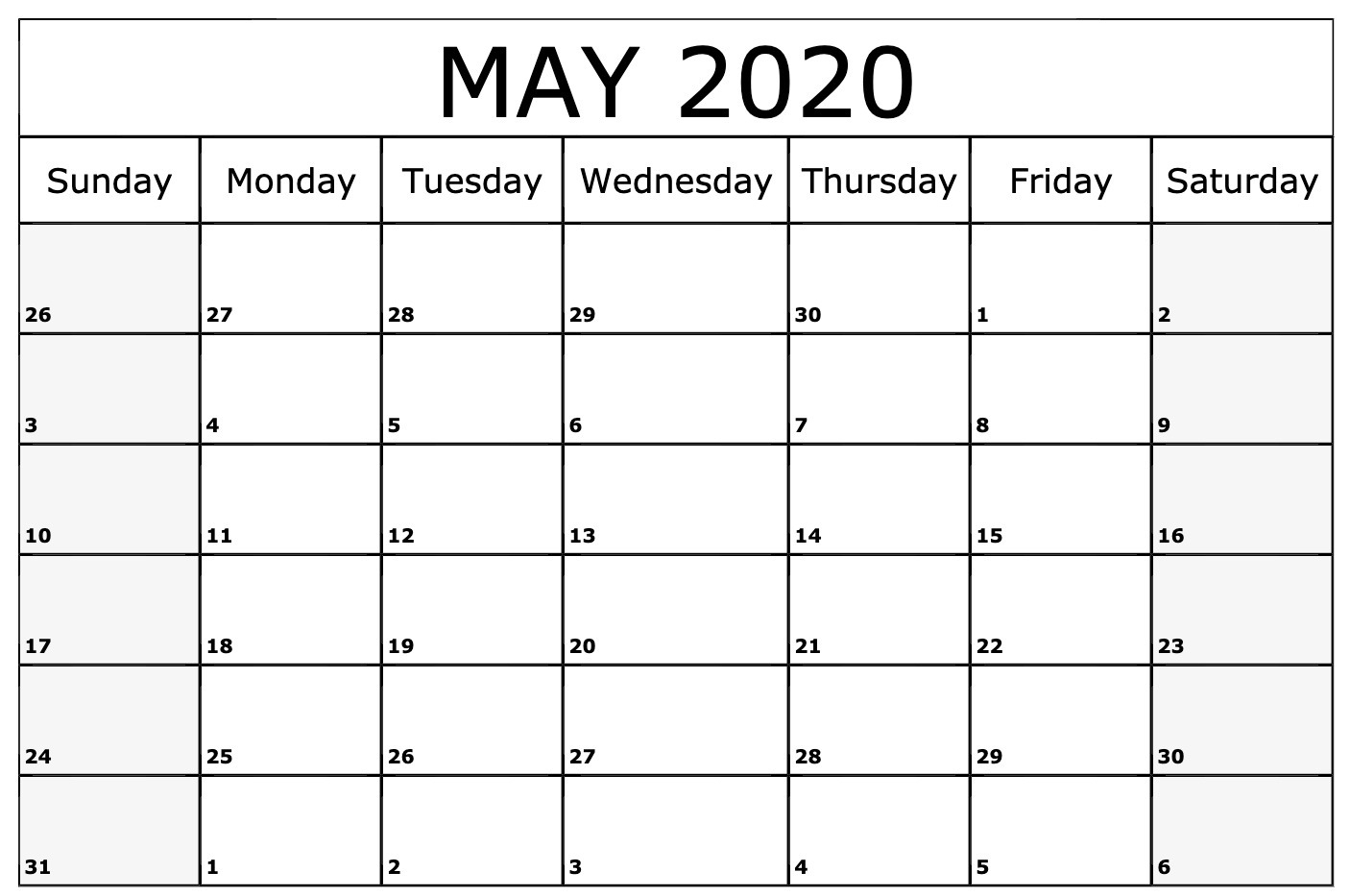 Zodiac Calendar May 2020 | Calendar Printables Free Templates