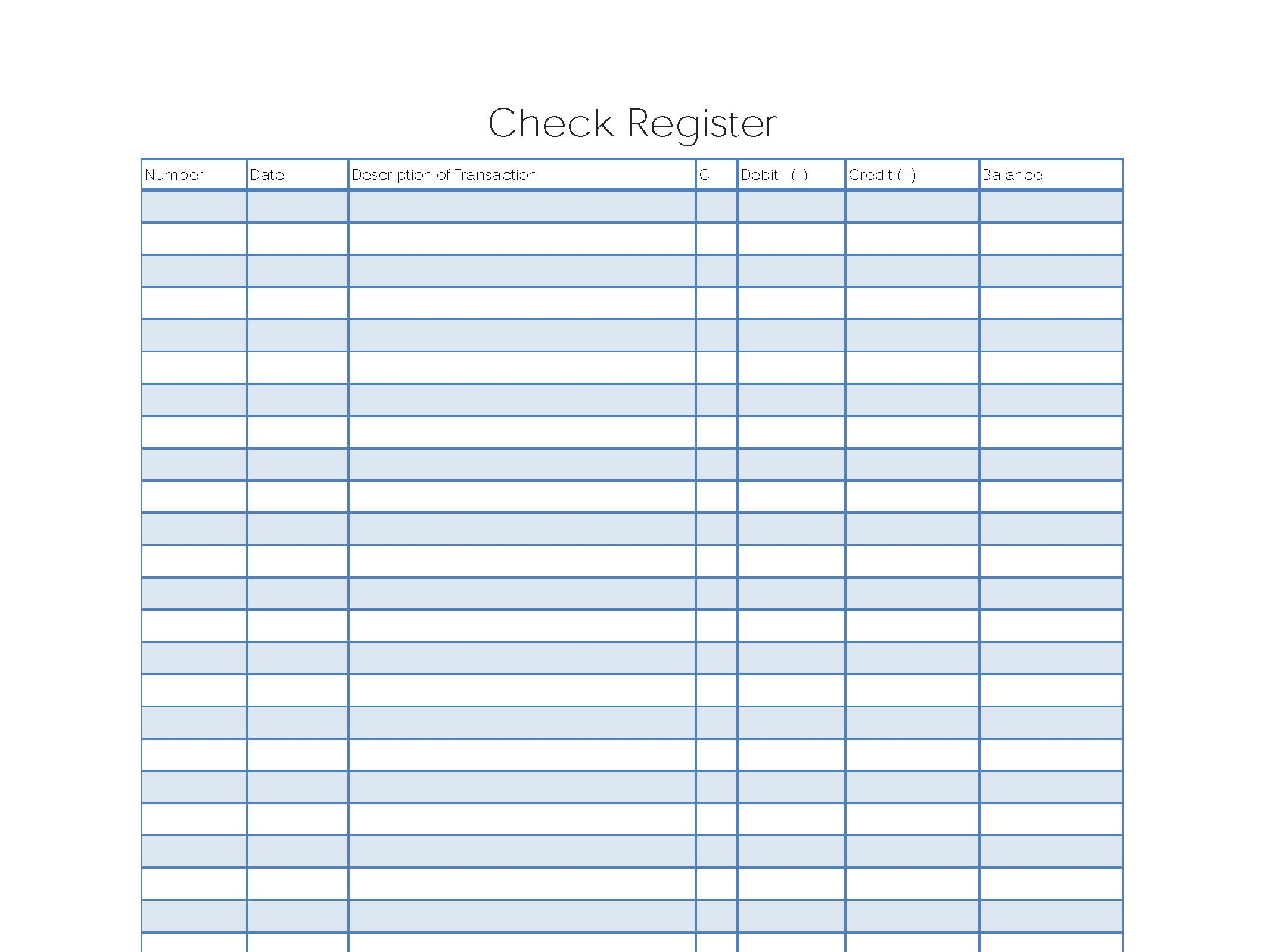 Free Printable Check Register Calendar Calendar Printables Free Templates