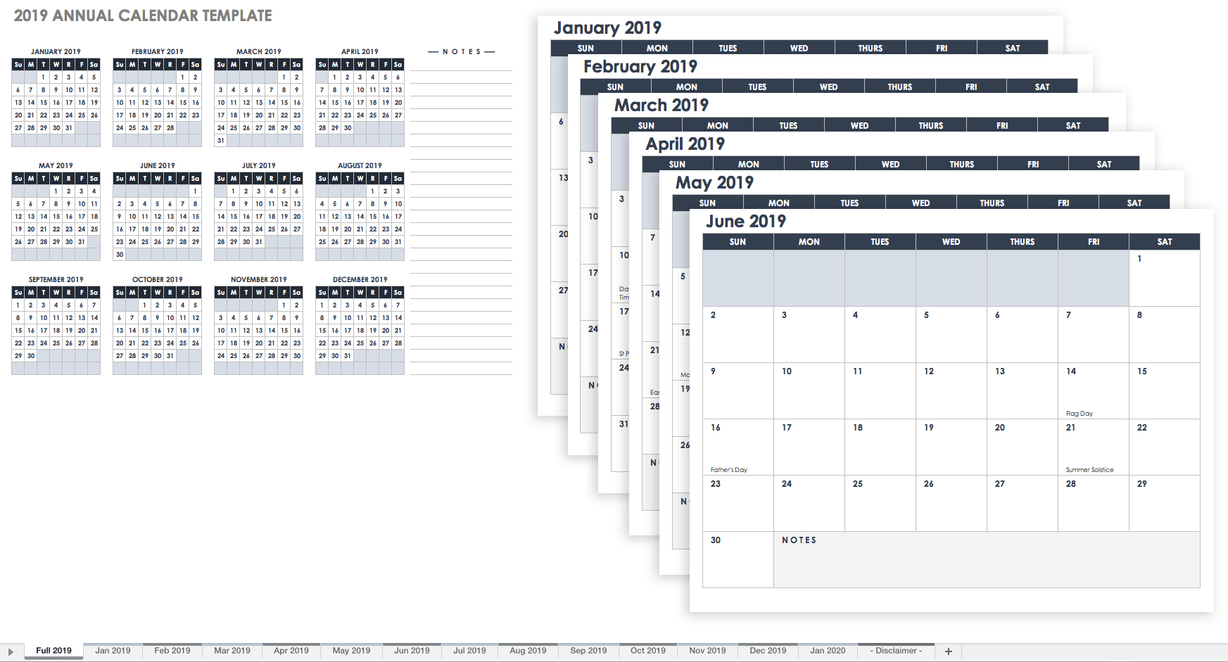 Free Printable 2020 Employee Attendance Calendar - Peri.con