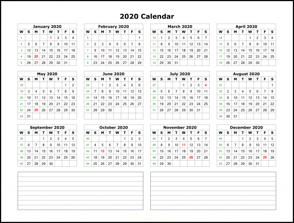 Print Calendar Select Dates