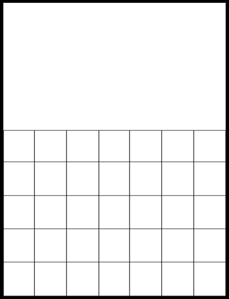 Free Printable Blank Calendar Grids | Printable Blank