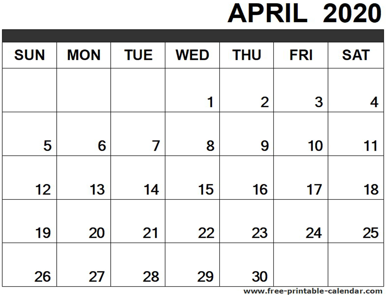 Printable Calendar March April 2020 Calendar Printables Free Templates