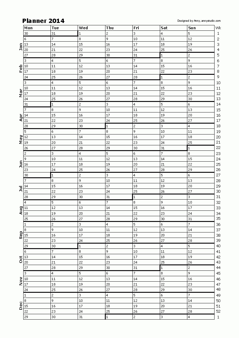 Free Printable Calendars And Planners For 2019 And Past Years