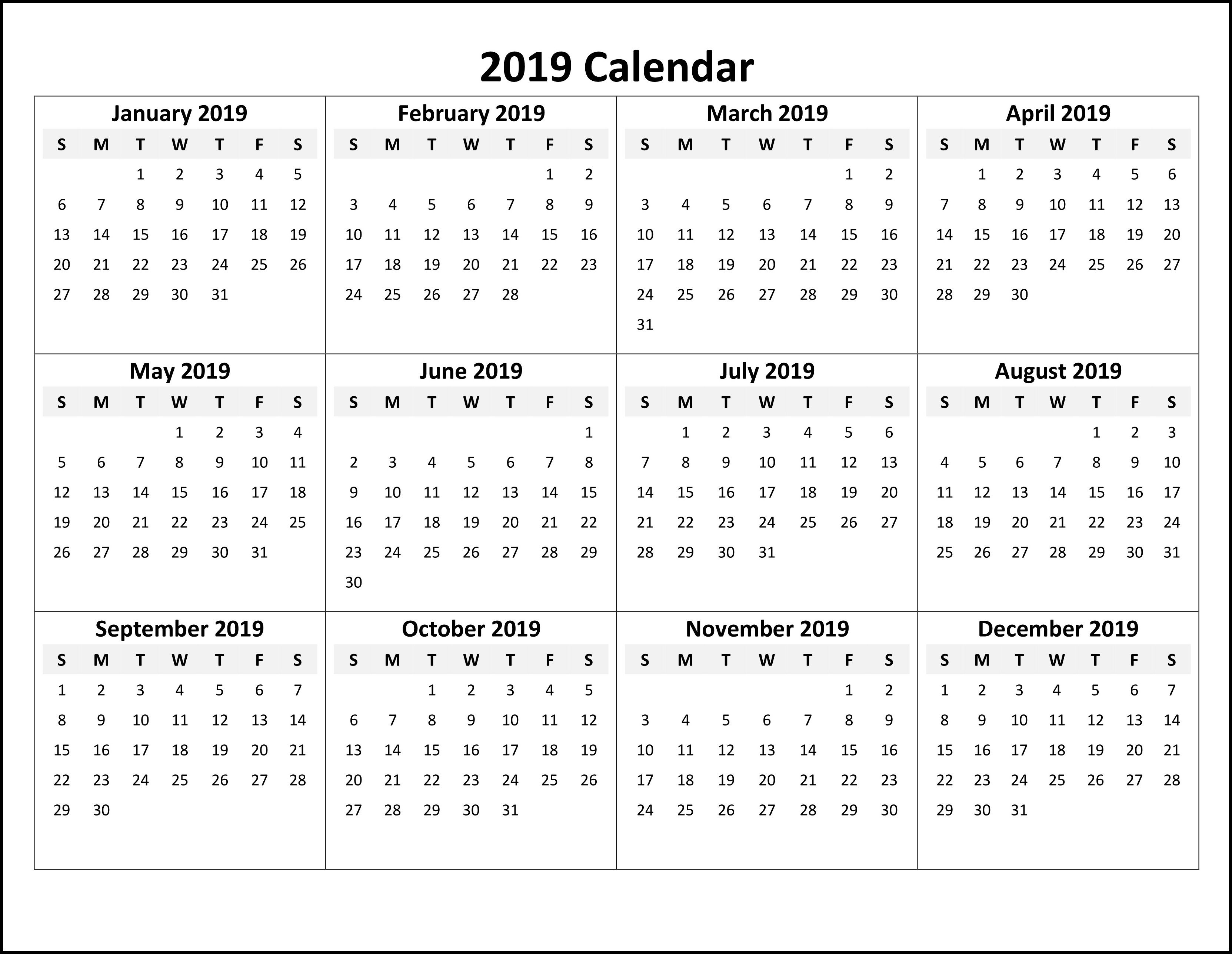 Free Printable Online Calendar - Wpa.wpart.co