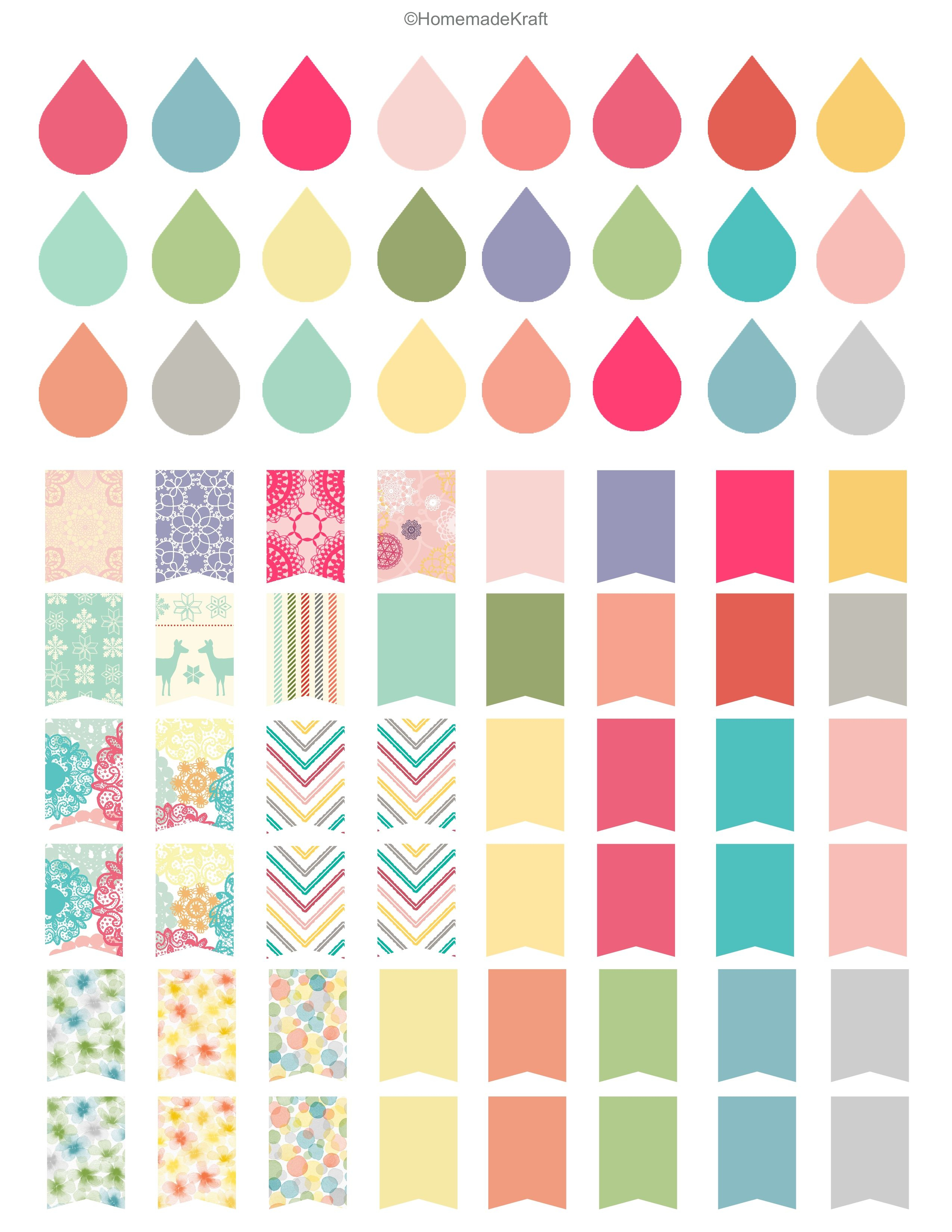 Free Sticker Printable! | Printable Planner Stickers