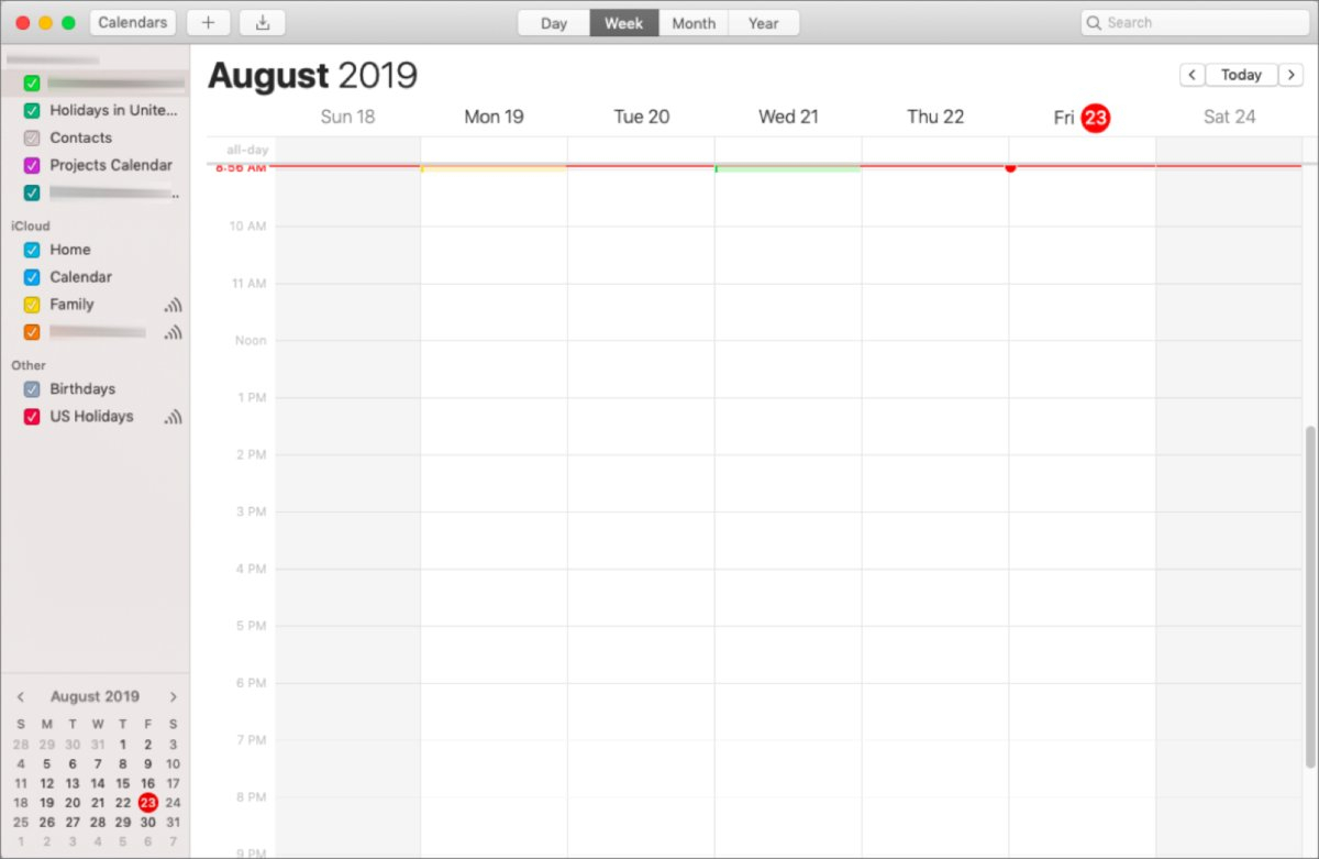 how to put calendar on mac desktop