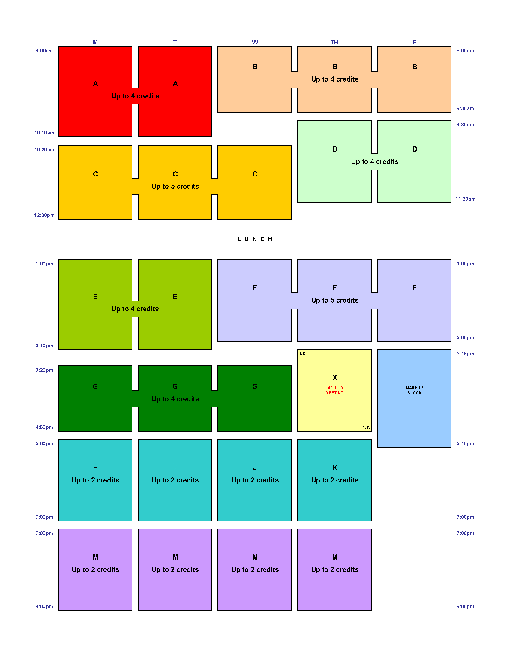 Hls Block Schedule | Harvard Law School