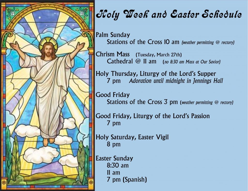 Liturgical Calendar Holy Week | Calendar Printables Free Templates