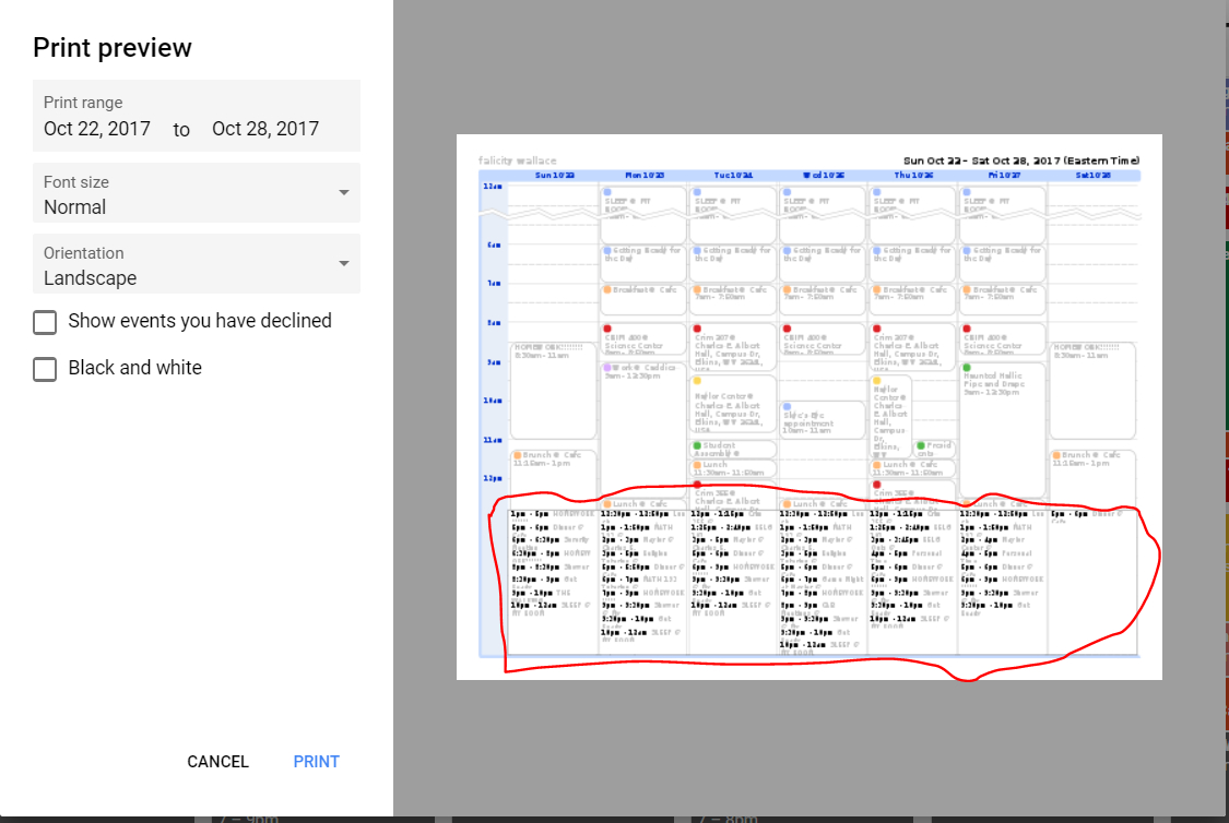 Print Google Calendar Better Calendar Printables Free Templates