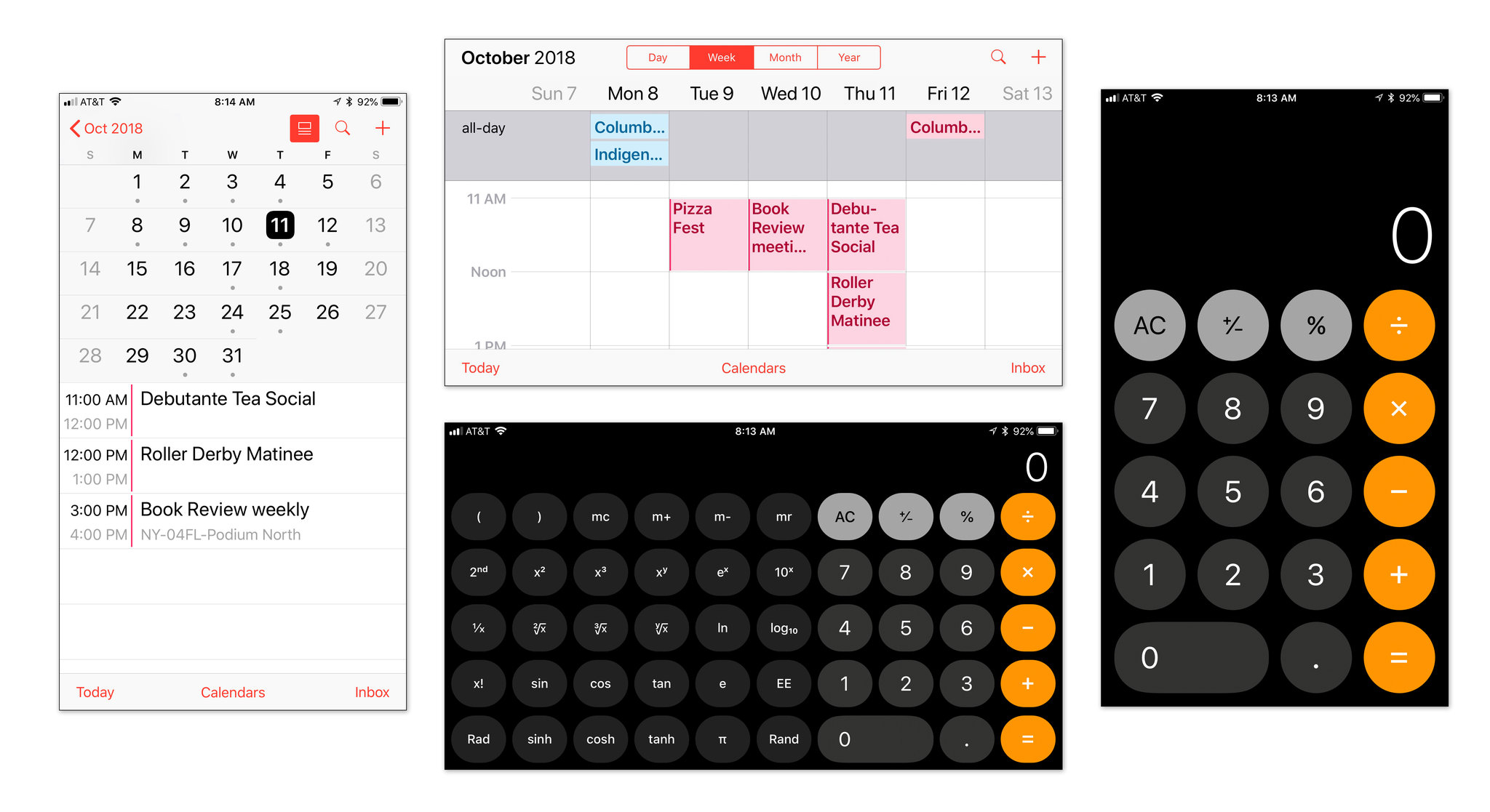 Iphone X Calendar Week View