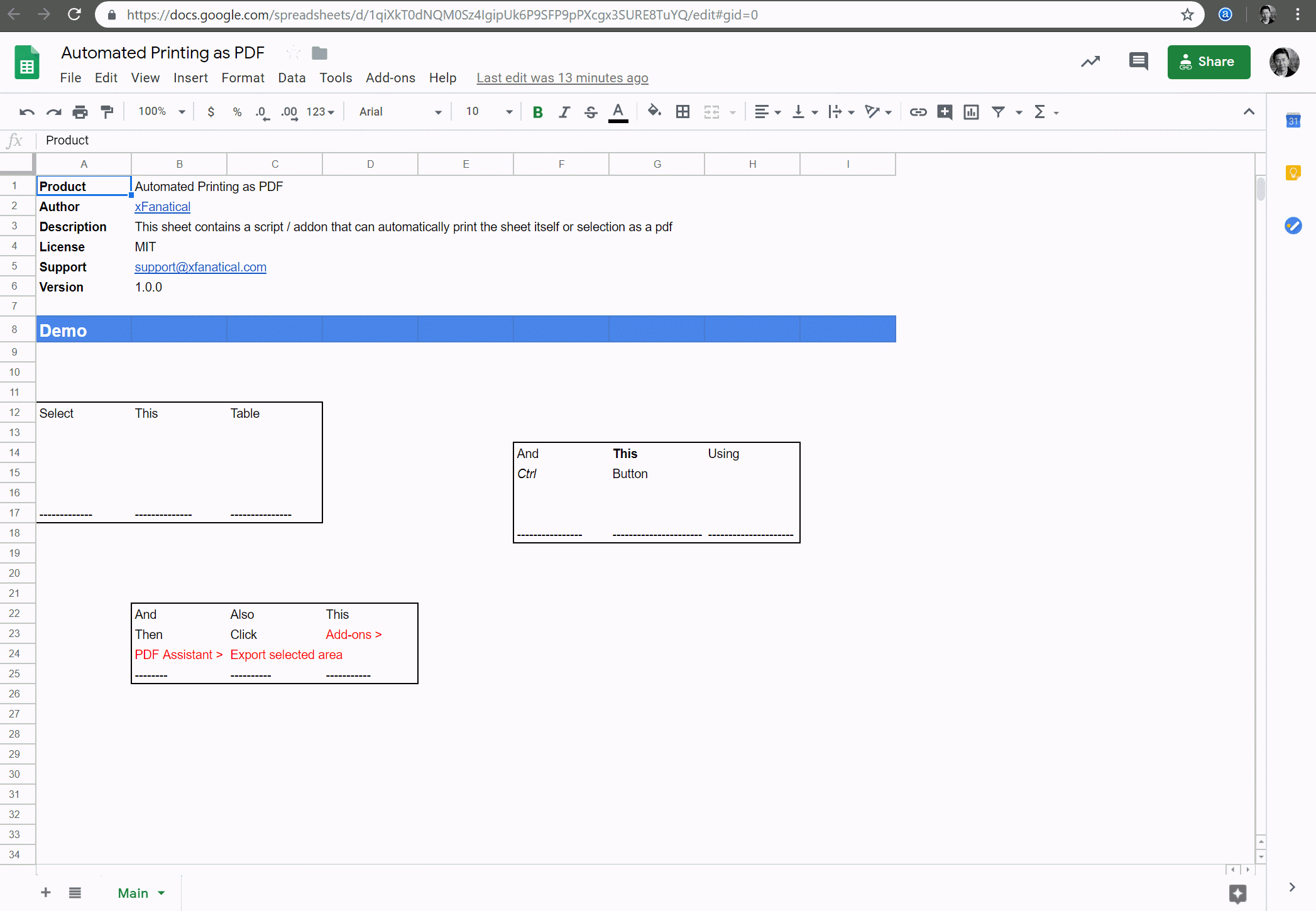 How To Print Google Sheet To Pdf Using Apps Script - Xfanatical