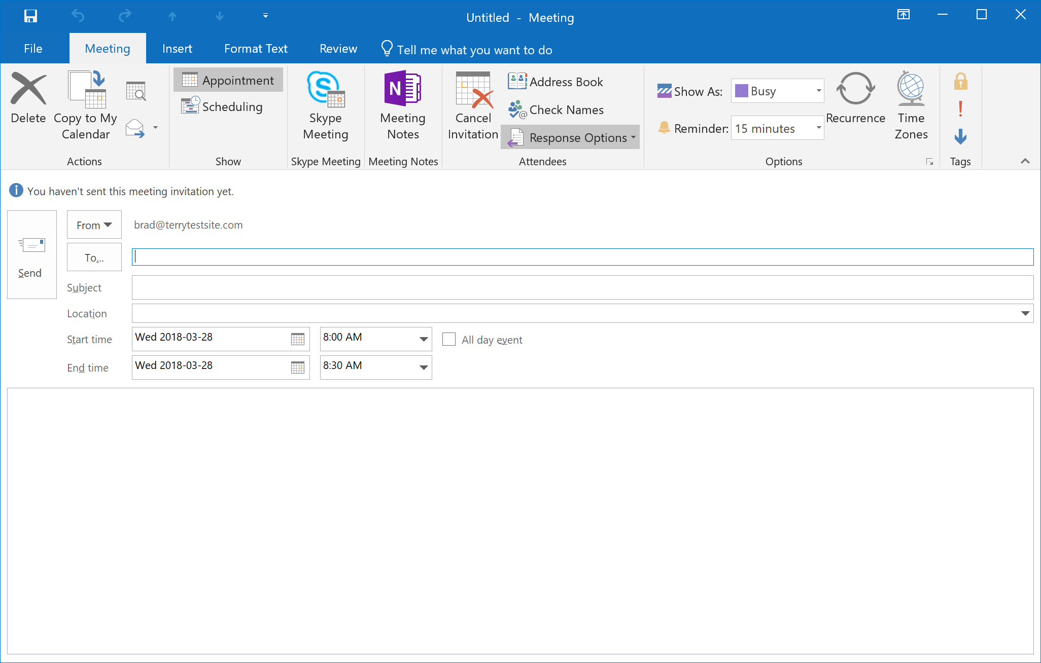 How To Schedule Appointments In Outlook 2016 - Hostpapa