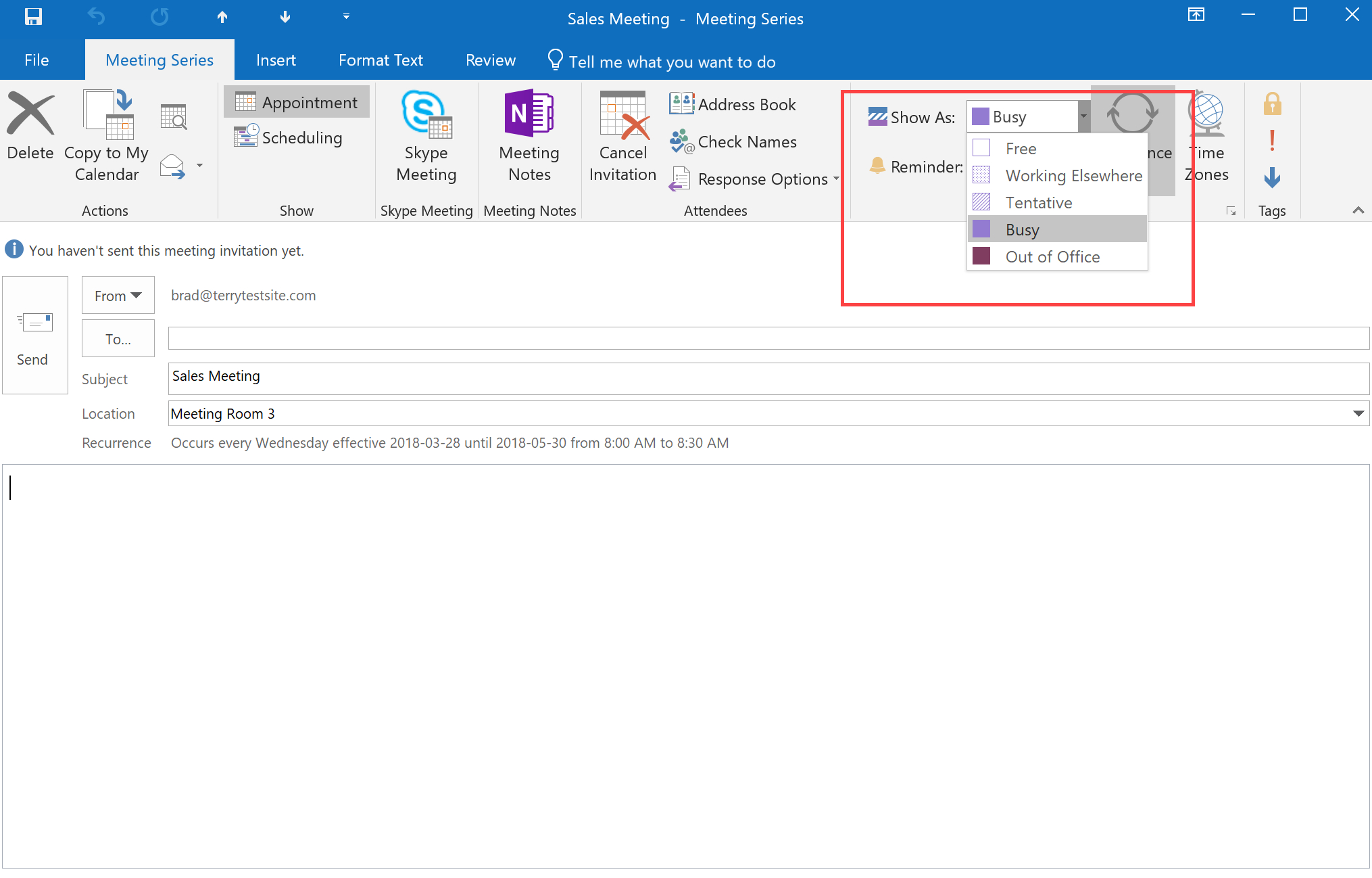 How To Schedule Appointments In Outlook 2016 - Hostpapa