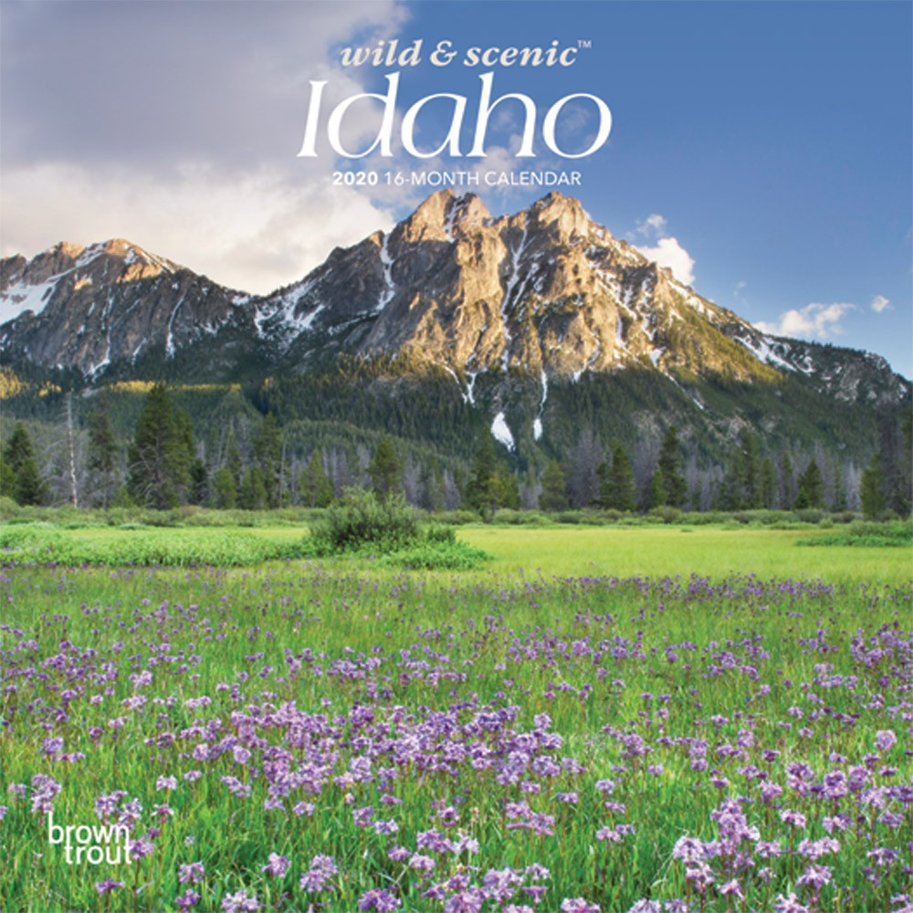 Idaho Wild &amp; Scenic 2020 7 X 7 Inch Monthly Mini Wall Calendar