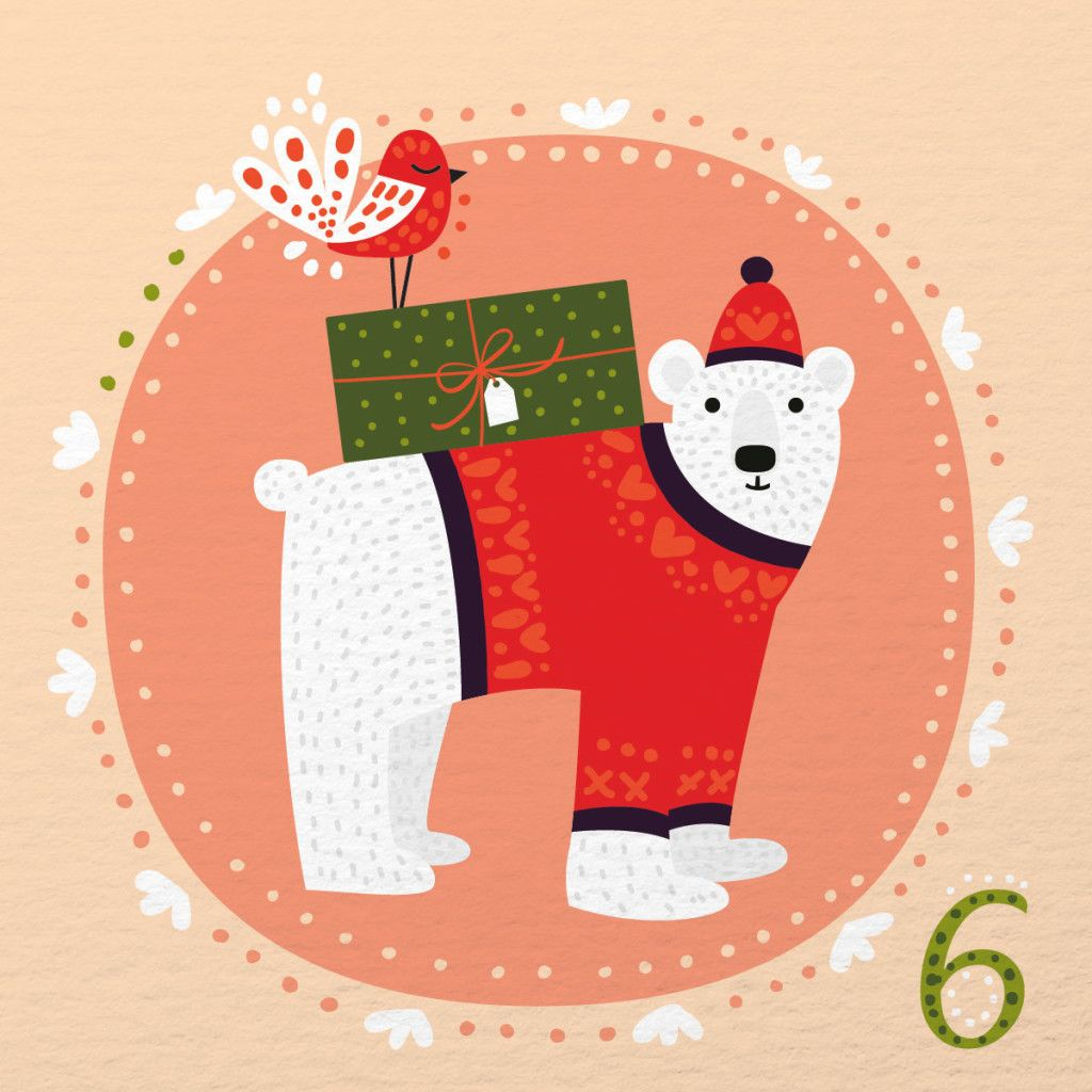 Illustrated Advent Calendar: Day 6 (Caroline Alfreds