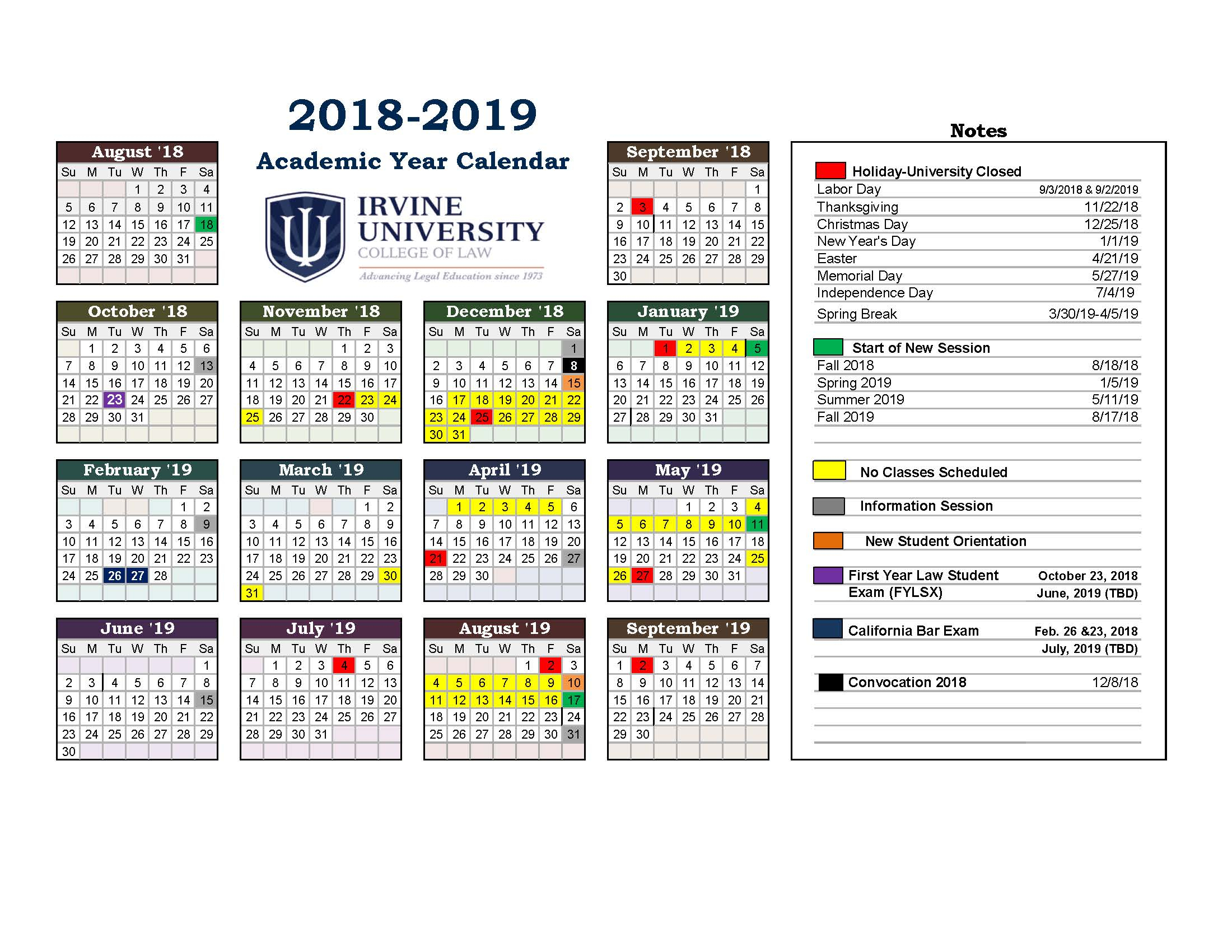 Denver Law Academic Calendar Lesli Noellyn