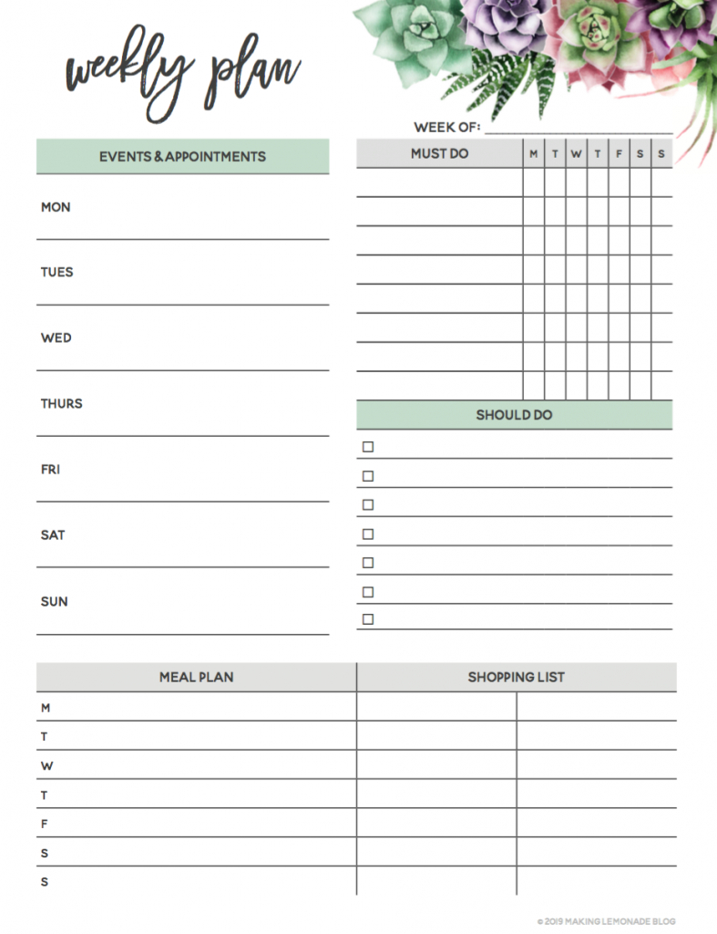 It&#039;s Here! Get Your Free 2020 Printable Planner! | Making
