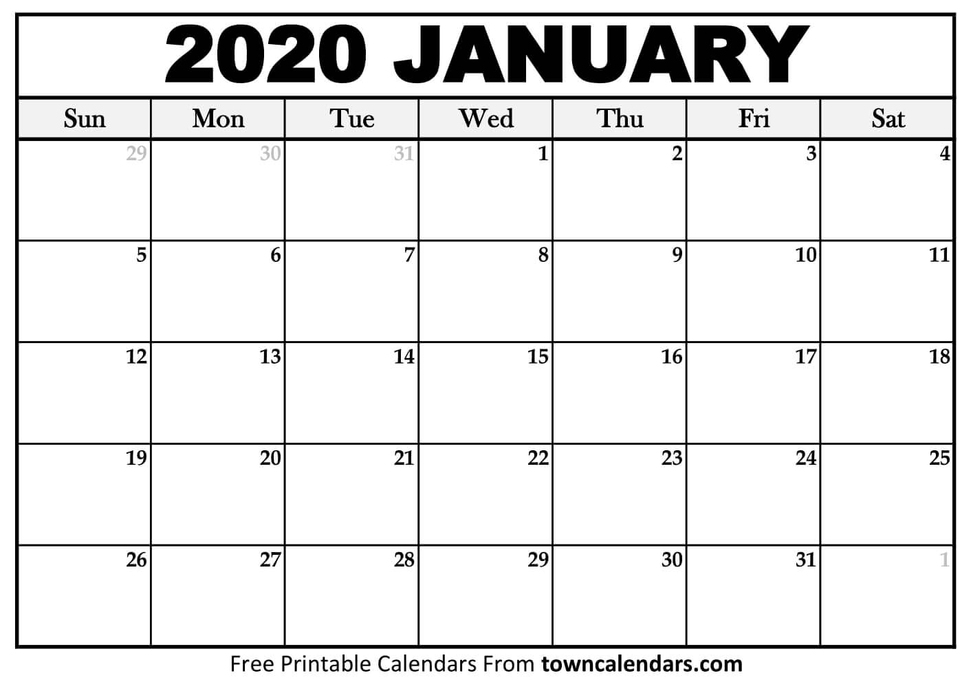 January Calendar - Wpa.wpart.co