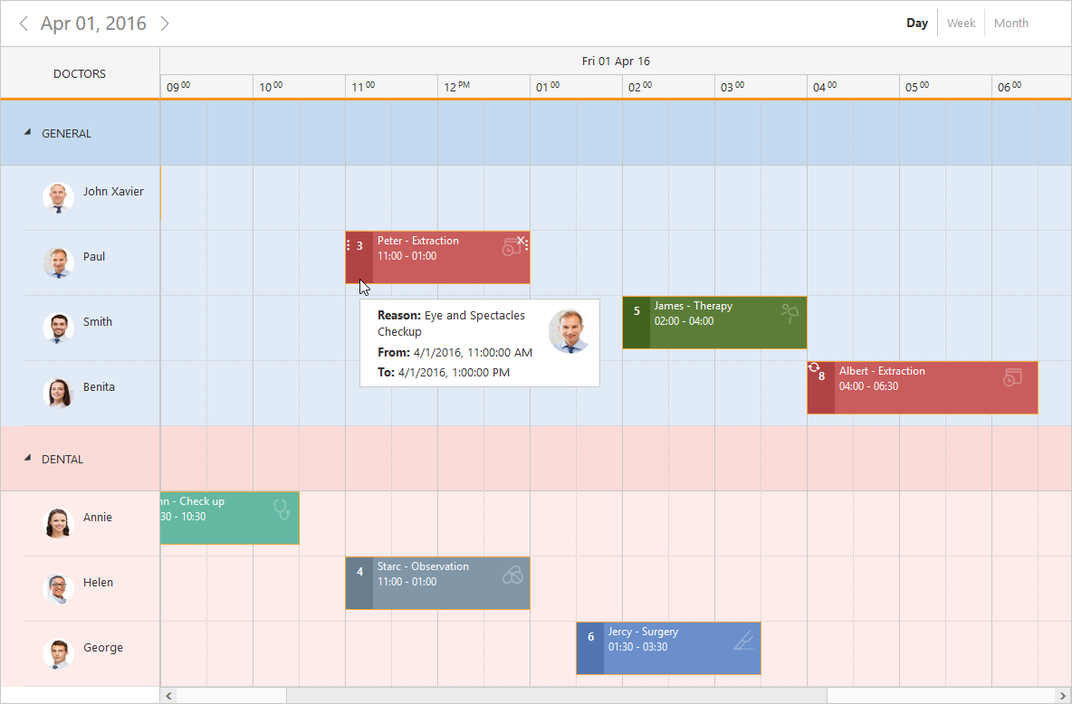 Calendar Week View Jquery