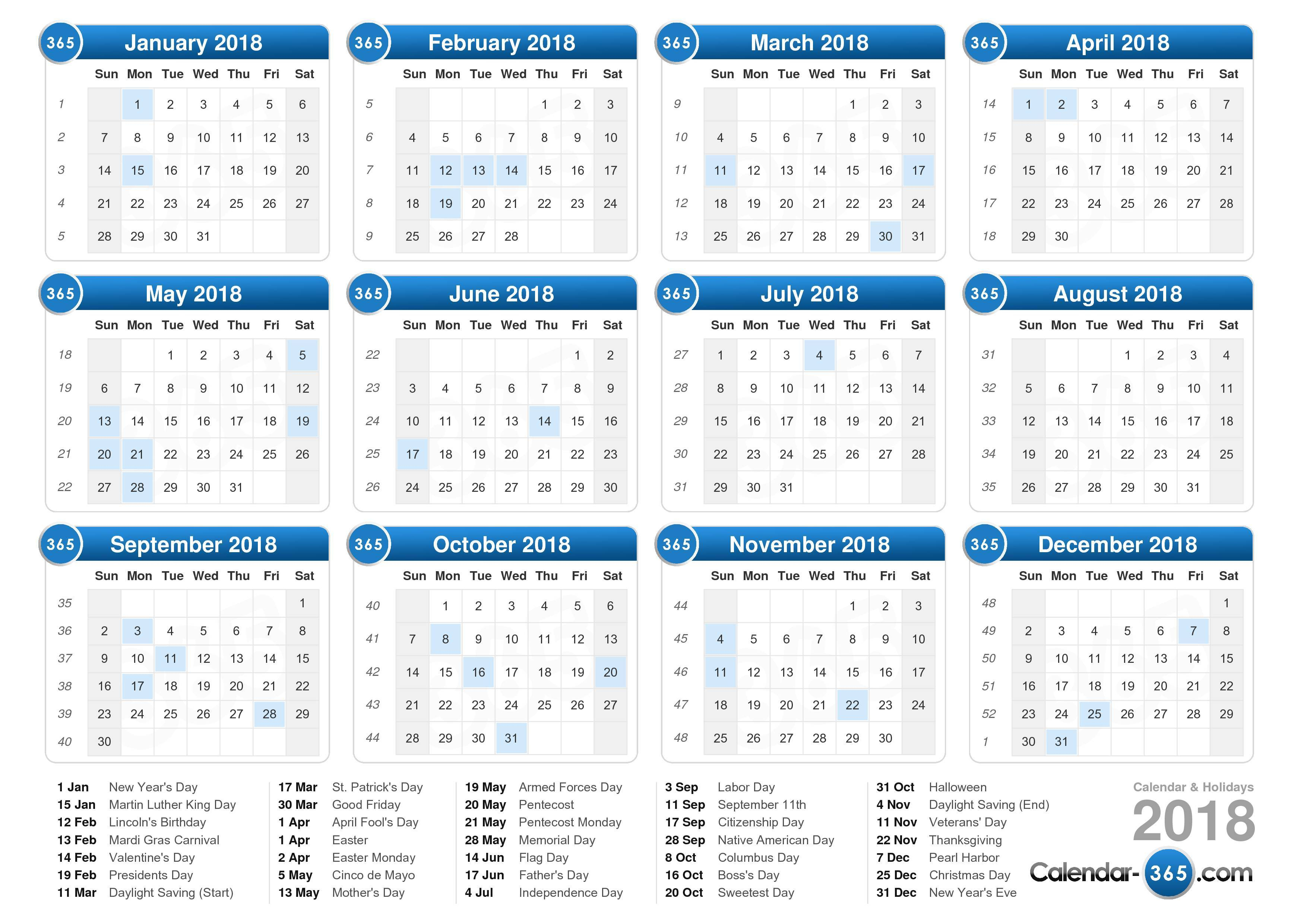 July 2018 Calendar Canada – Calendar Yearly Printable