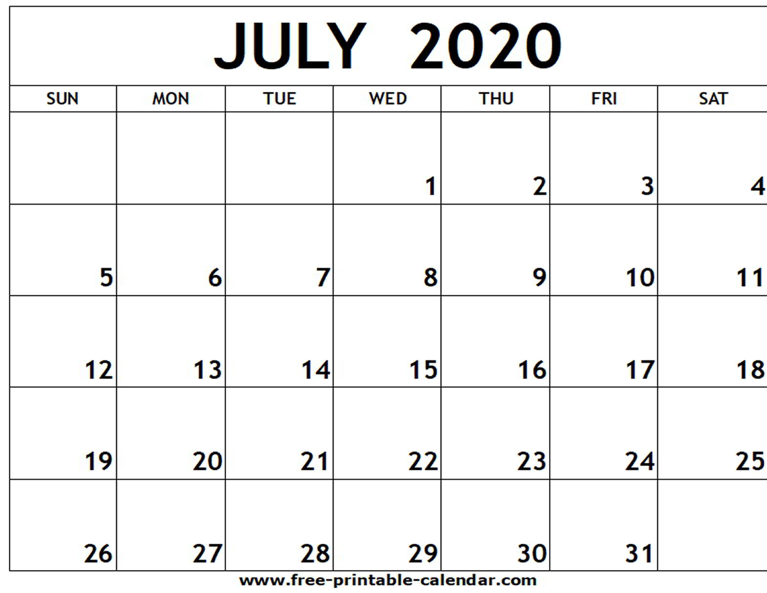 July 2020 June 2020 Calendar - Wpa.wpart.co