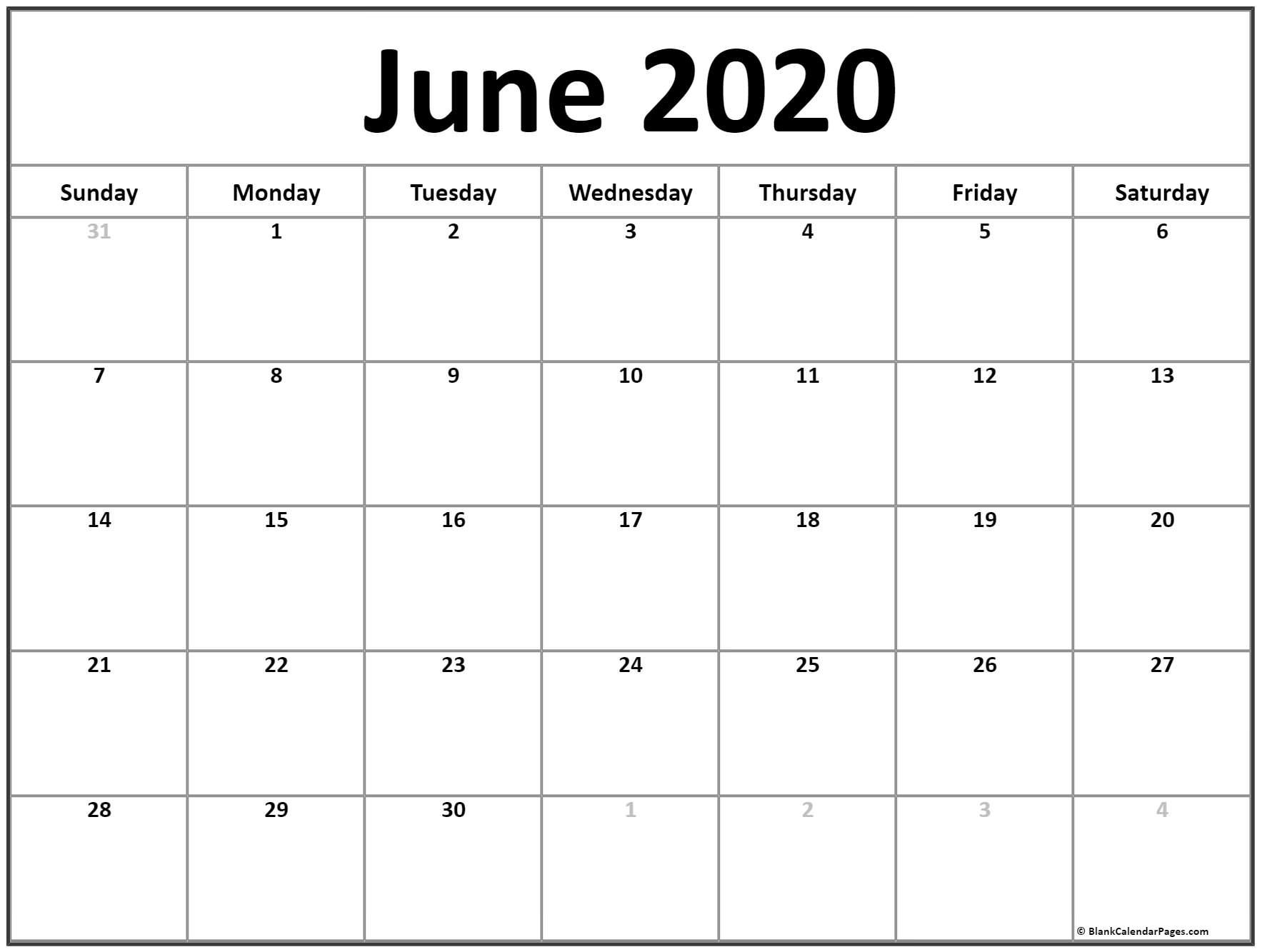 July 2020 June 2020 Calendar - Wpa.wpart.co